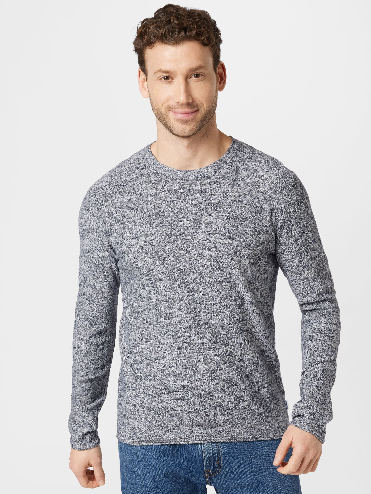 JACK & JONES Pulover 'ERNST' gri metalic - Pled.ro