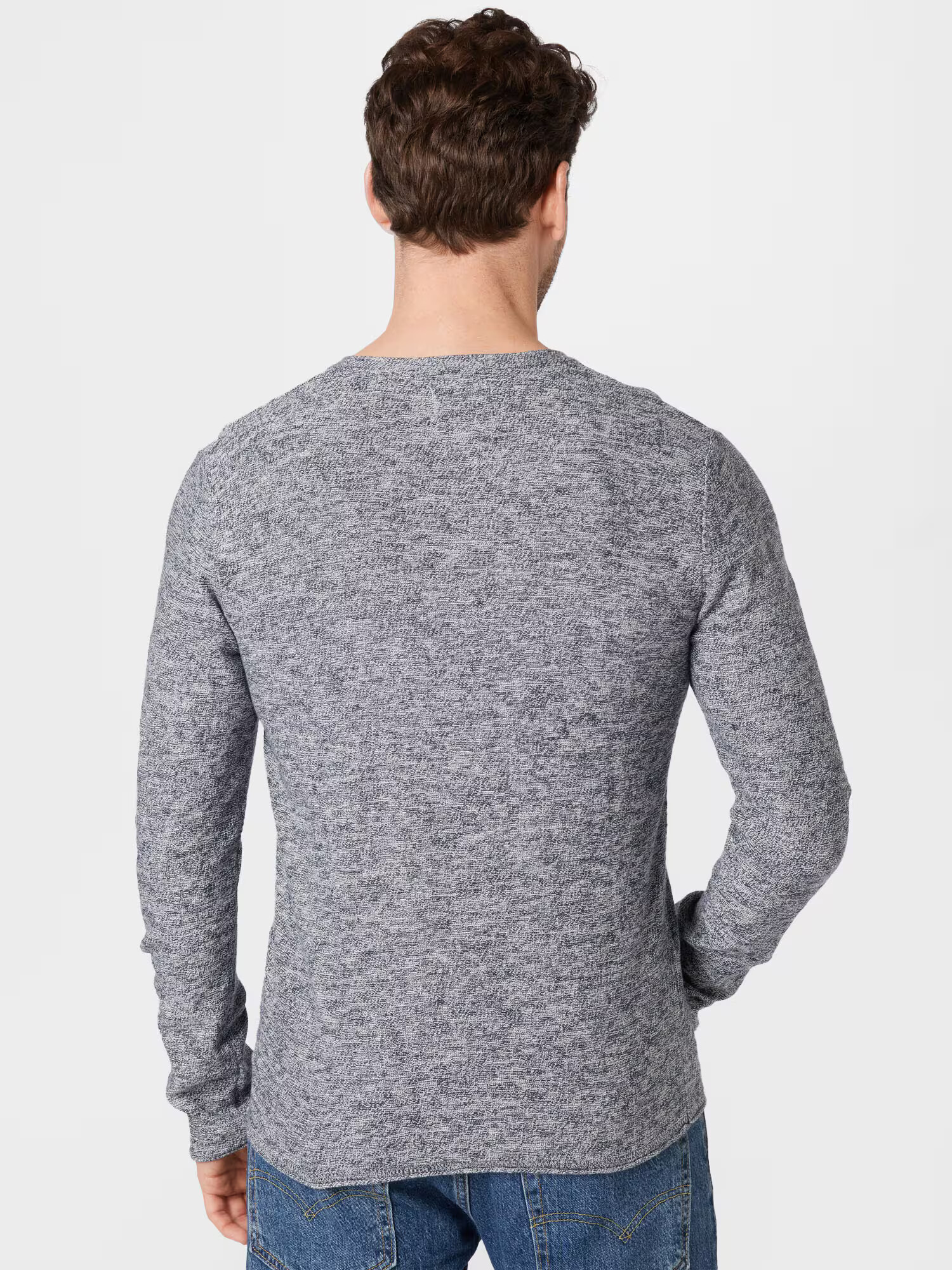 JACK & JONES Pulover 'ERNST' gri metalic - Pled.ro