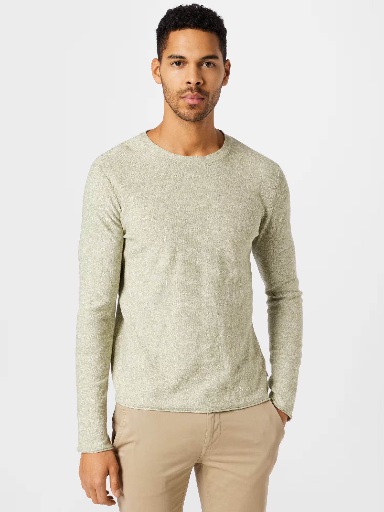 JACK & JONES Pulover 'ERNST' verde deschis - Pled.ro