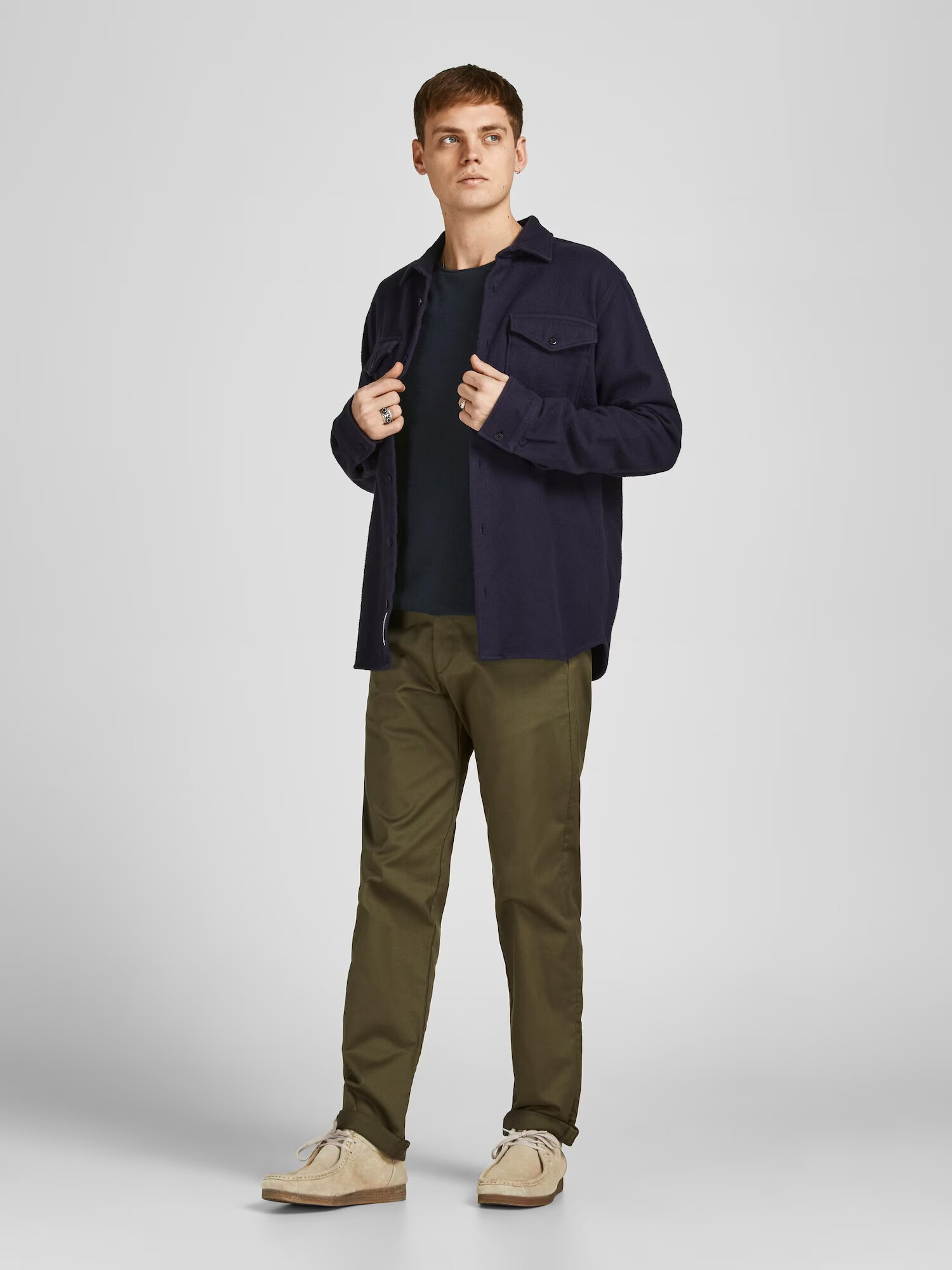 JACK & JONES Pulover 'George' albastru noapte - Pled.ro