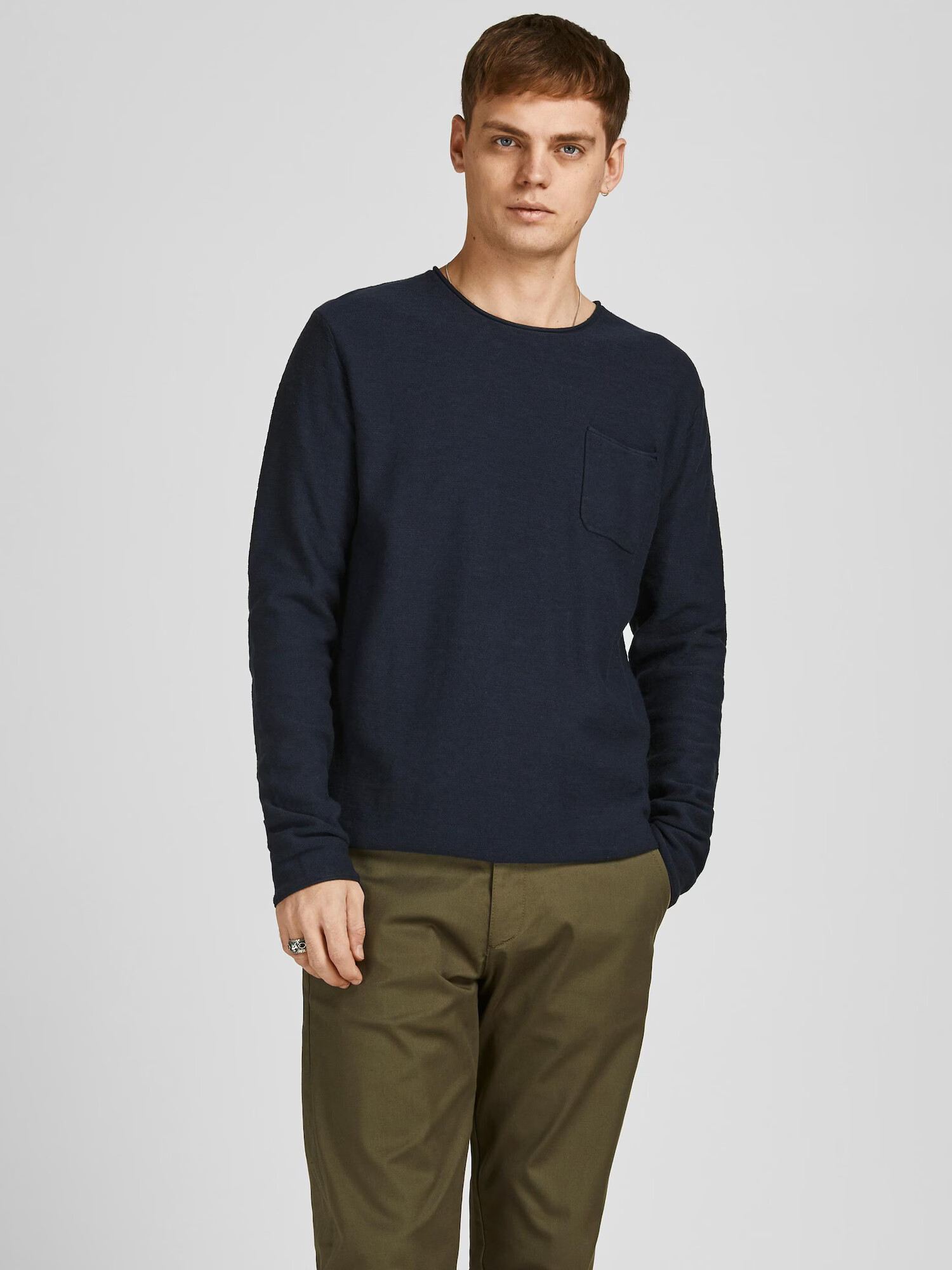 JACK & JONES Pulover 'George' albastru noapte - Pled.ro