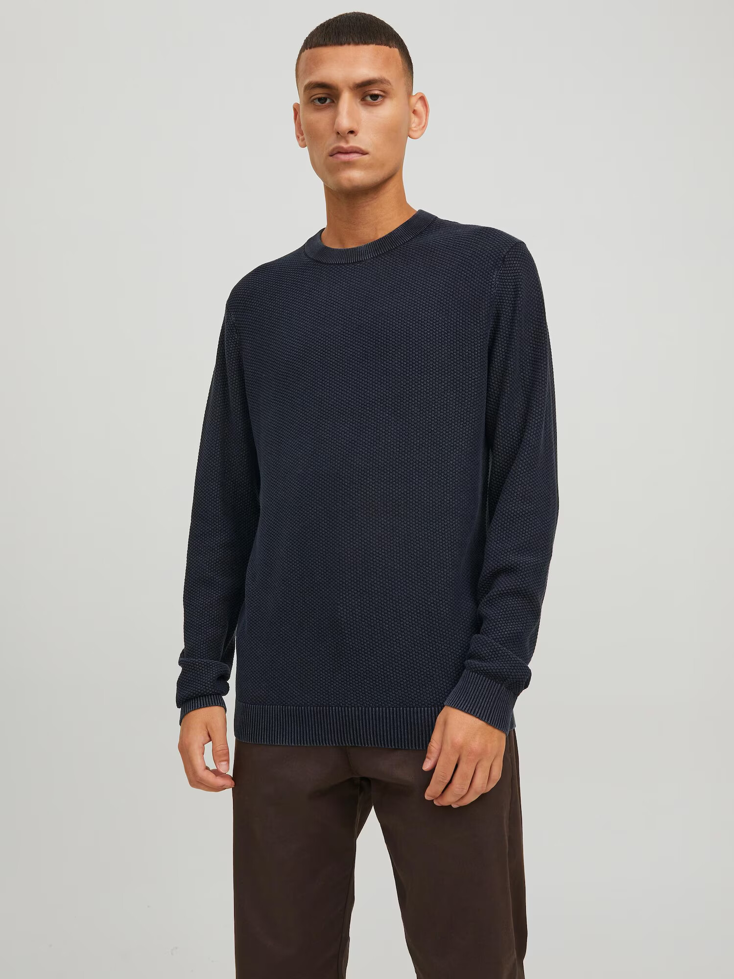 JACK & JONES Pulover 'George' bleumarin - Pled.ro