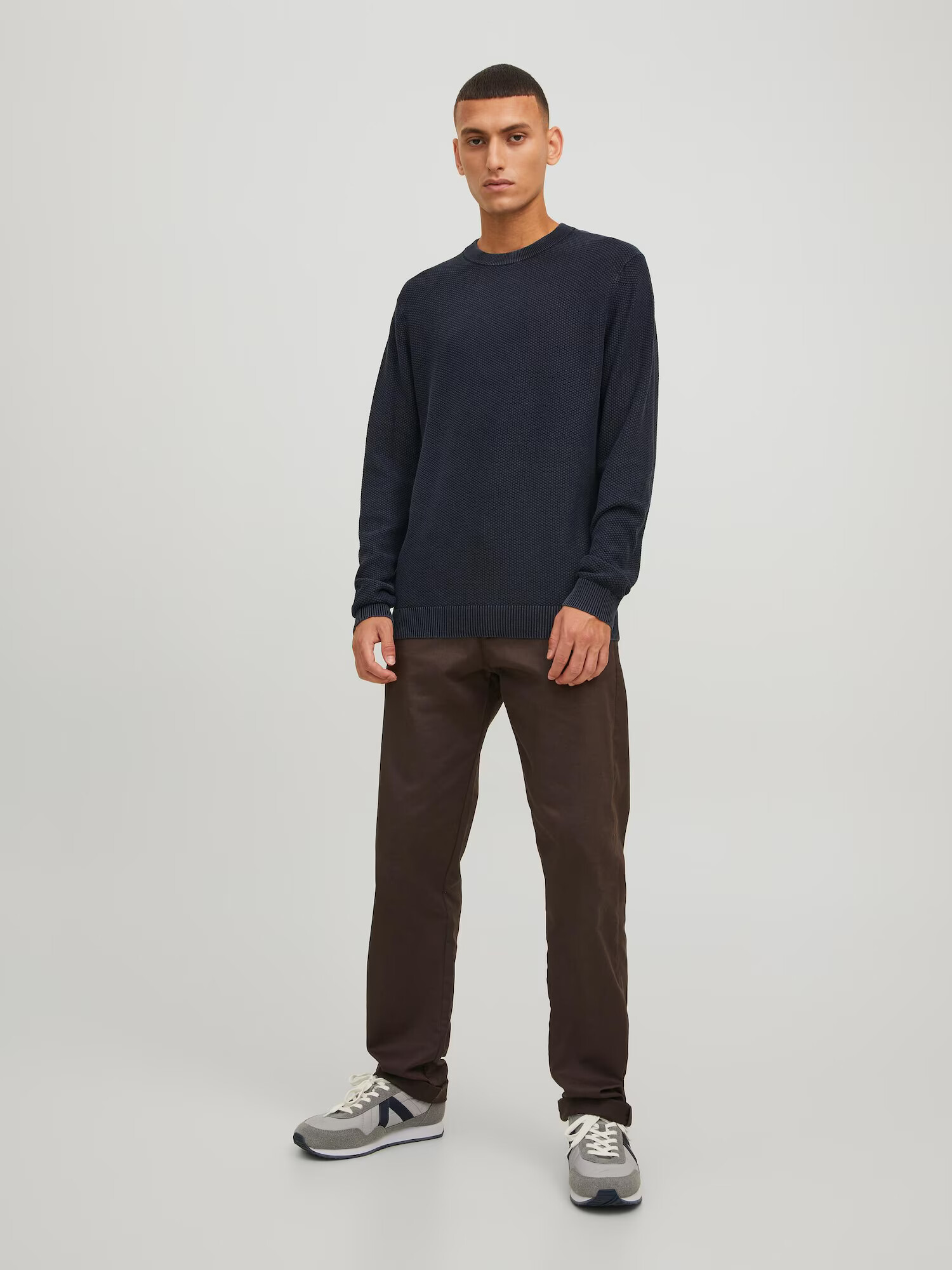 JACK & JONES Pulover 'George' bleumarin - Pled.ro