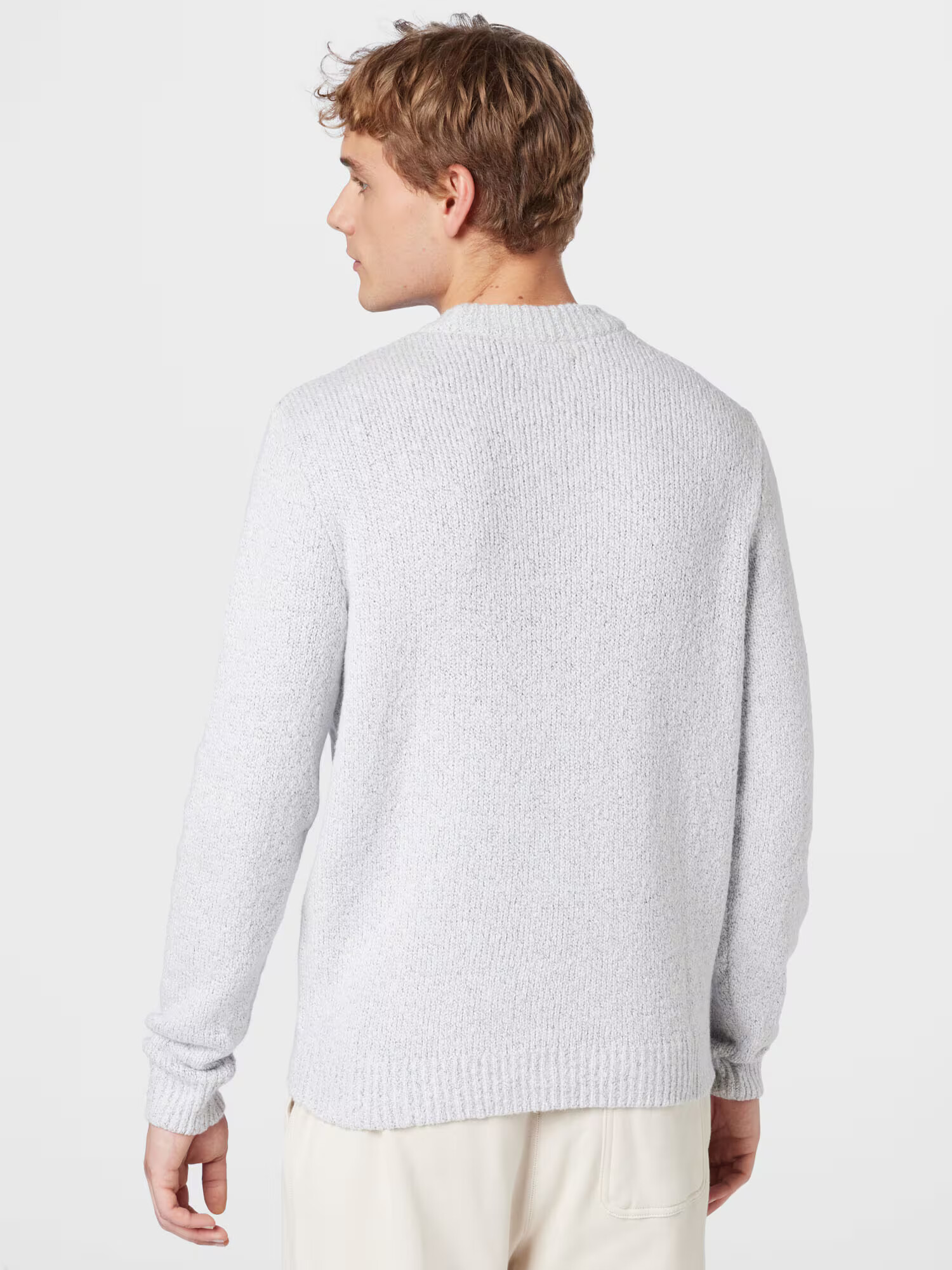 JACK & JONES Pulover gri deschis - Pled.ro