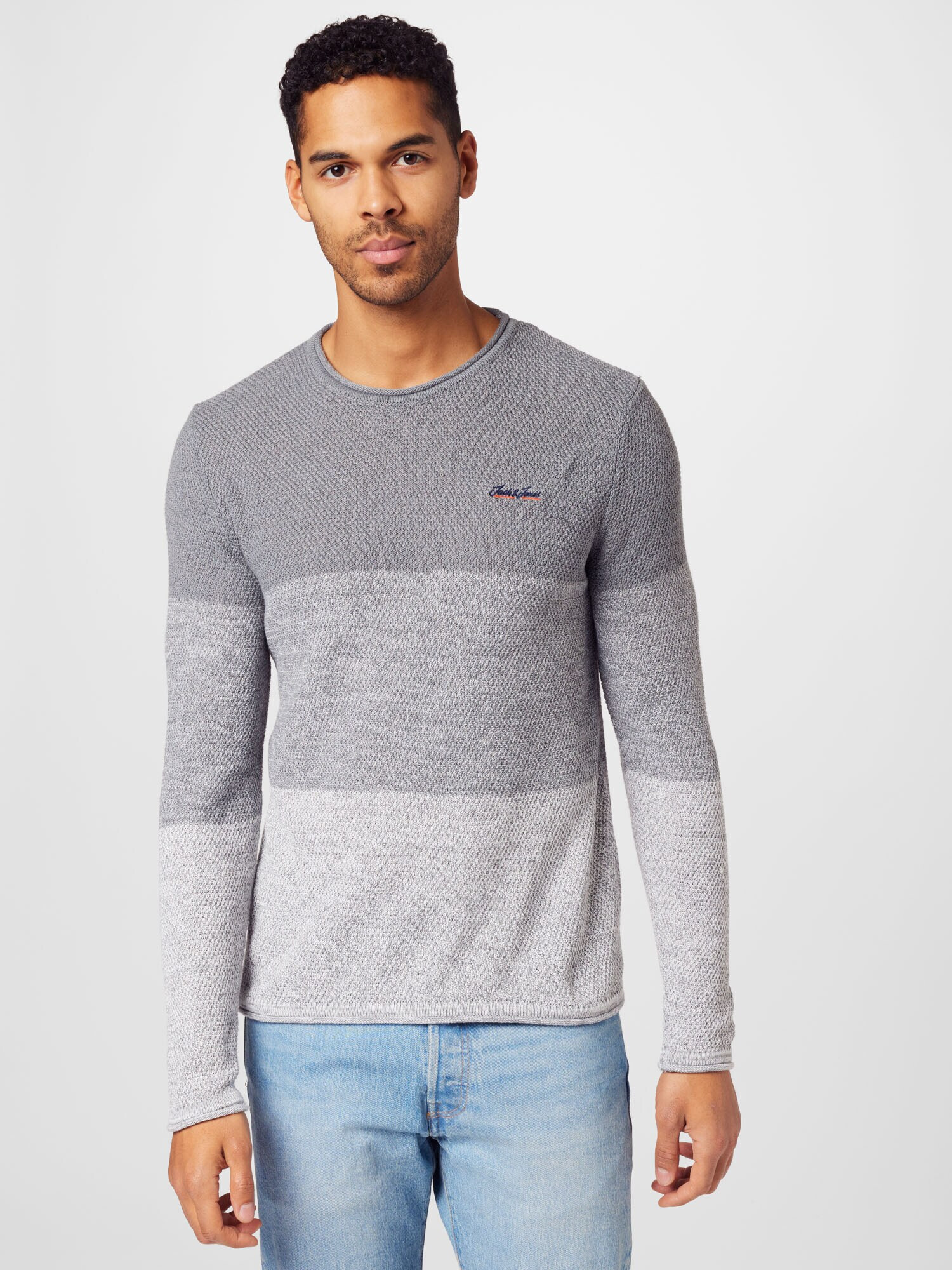 JACK & JONES Pulover gri închis / gri amestecat - Pled.ro