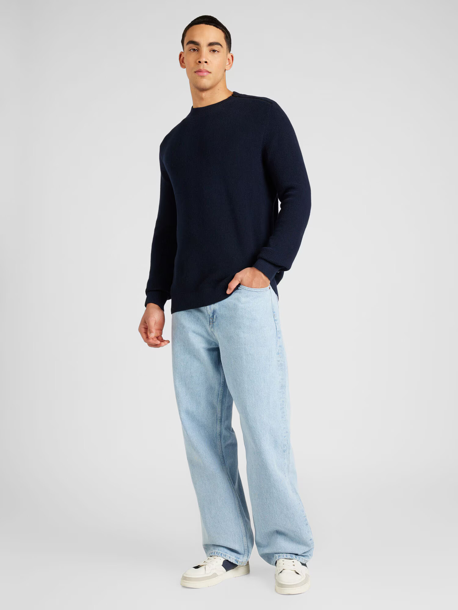 JACK & JONES Pulover 'HARVEY' bleumarin - Pled.ro