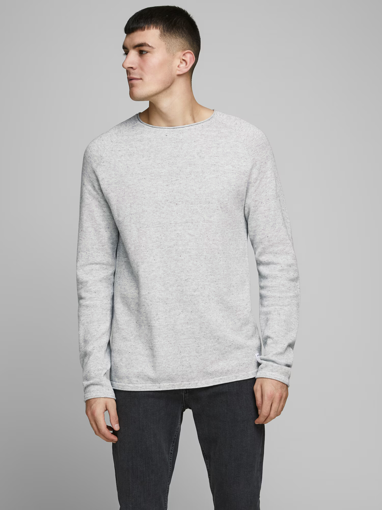 JACK & JONES Pulover 'Ehill' gri amestecat - Pled.ro