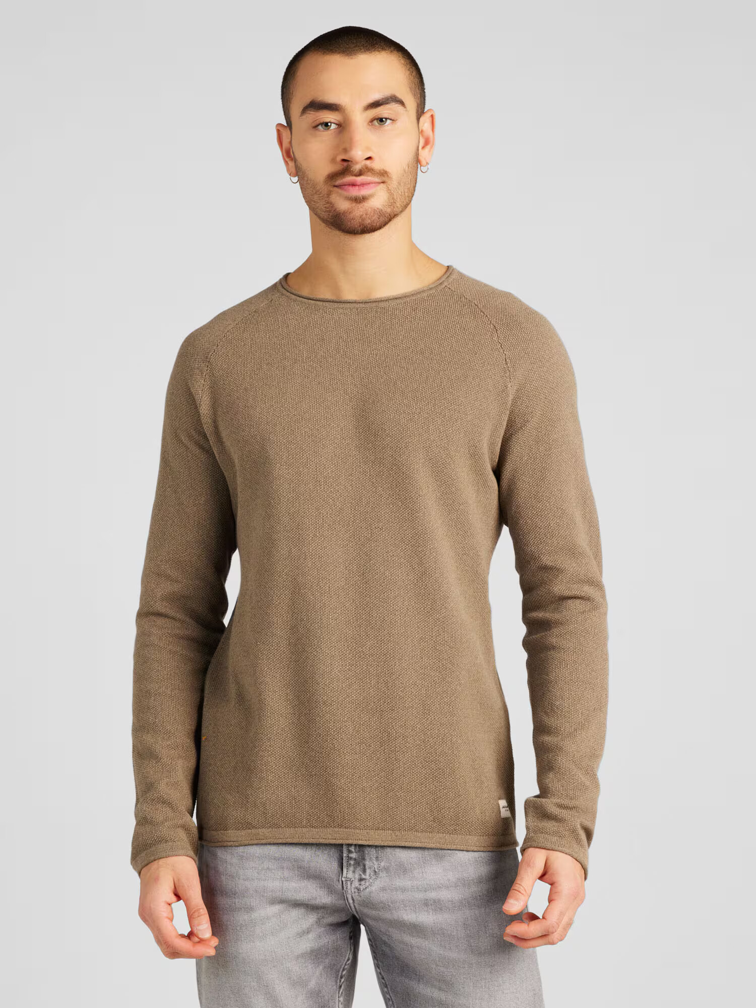 JACK & JONES Pulover 'Hill' maro amestecat - Pled.ro