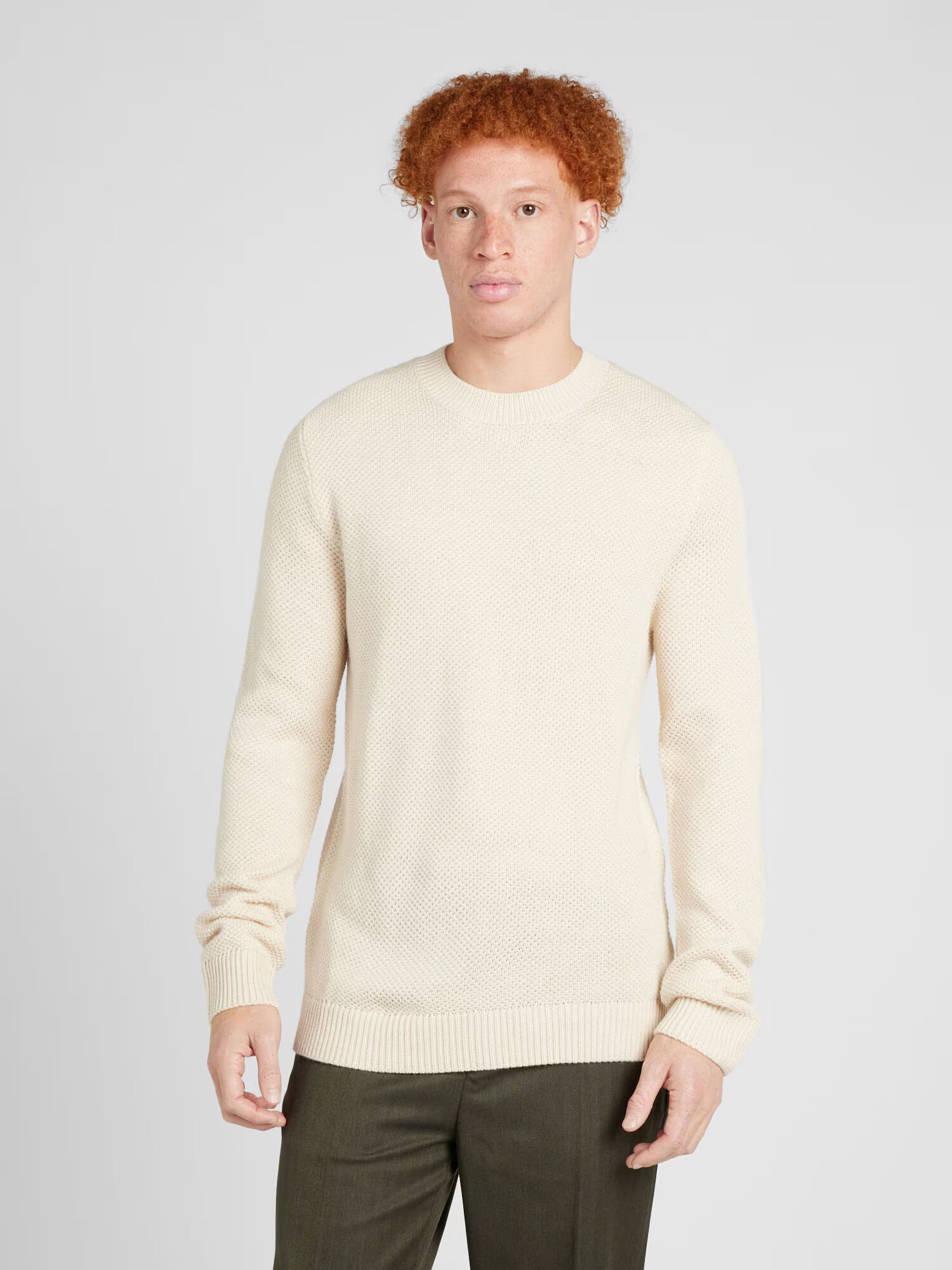 JACK & JONES Pulover 'HUNT' bej - Pled.ro