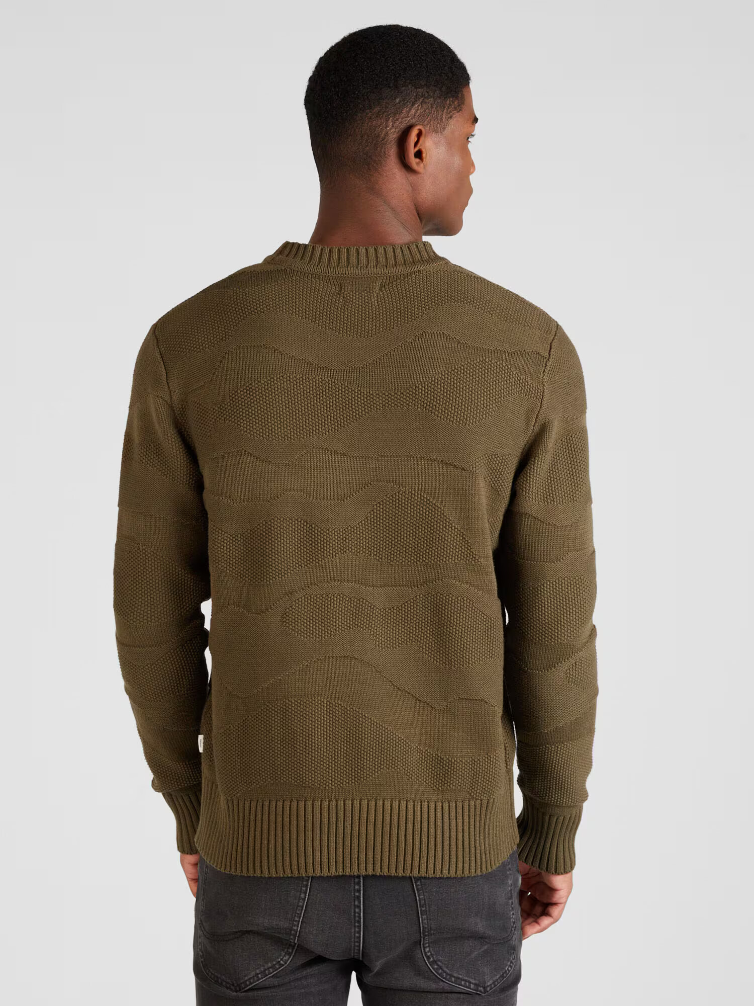 JACK & JONES Pulover 'JOSH' oliv / verde închis - Pled.ro