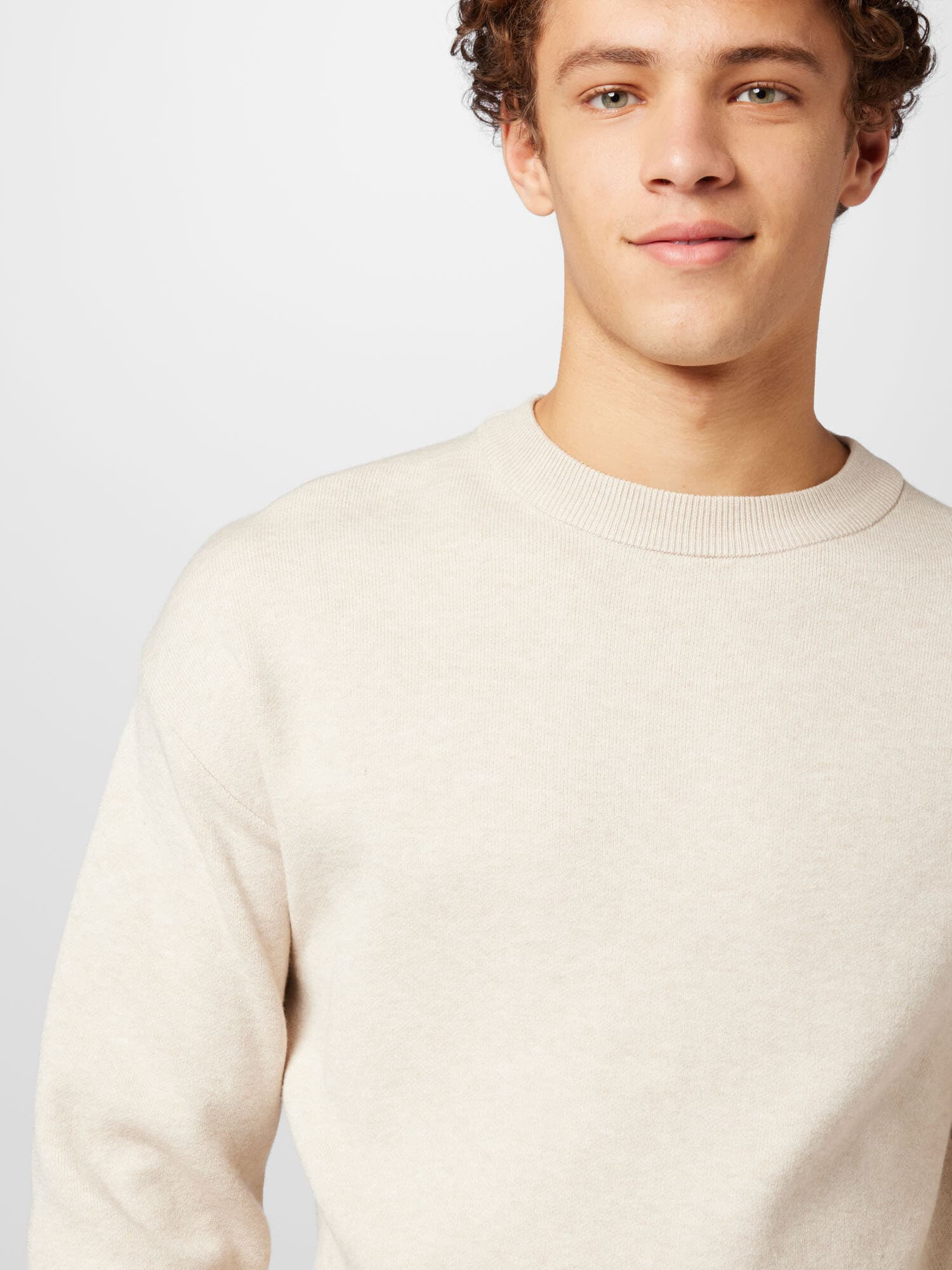 JACK & JONES Pulover 'KEEGAN' bej - Pled.ro