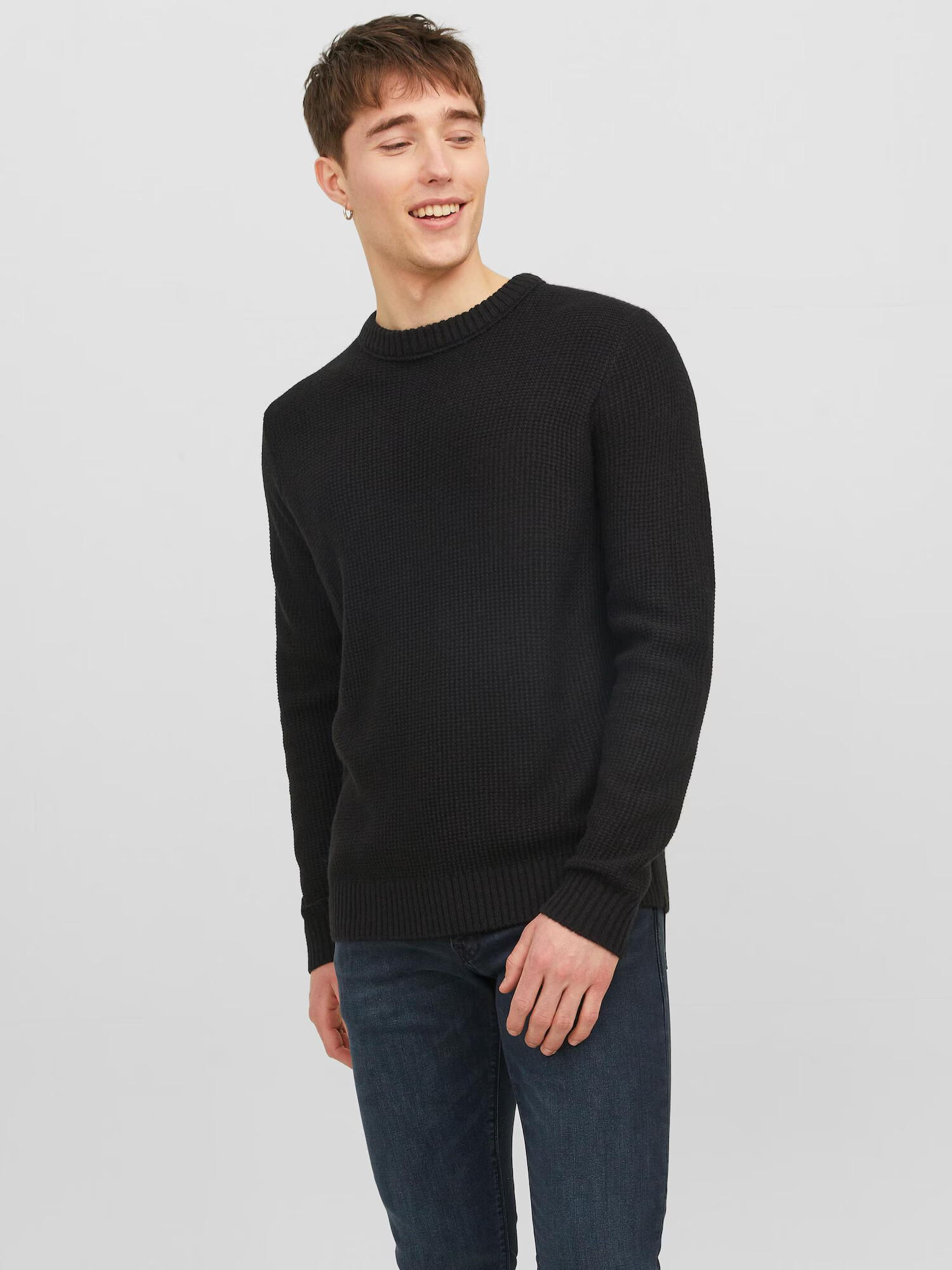 JACK & JONES Pulover 'Kyle' negru - Pled.ro