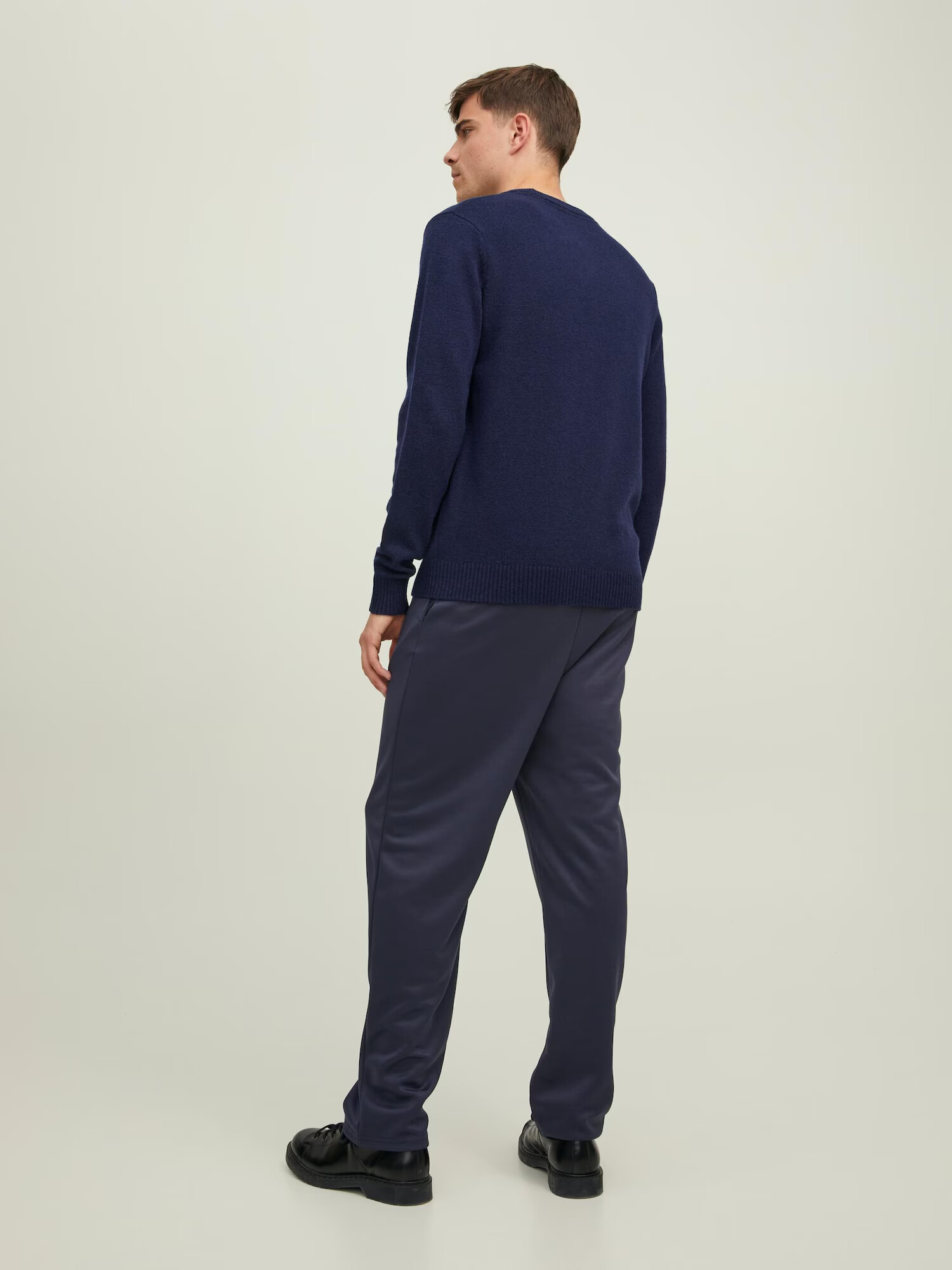 JACK & JONES Pulover 'Lambswool' albastru marin - Pled.ro