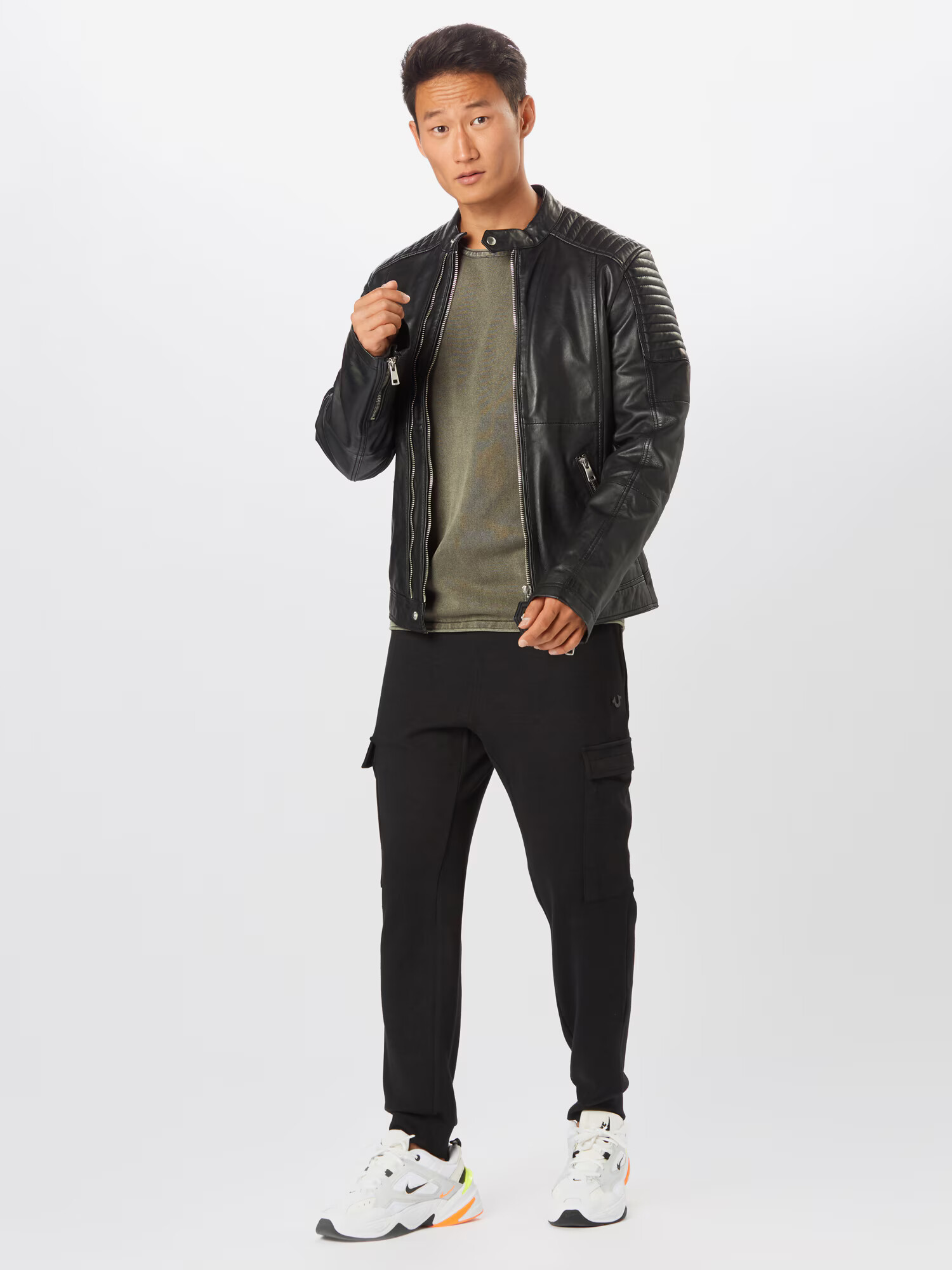 JACK & JONES Pulover 'Leo' oliv - Pled.ro