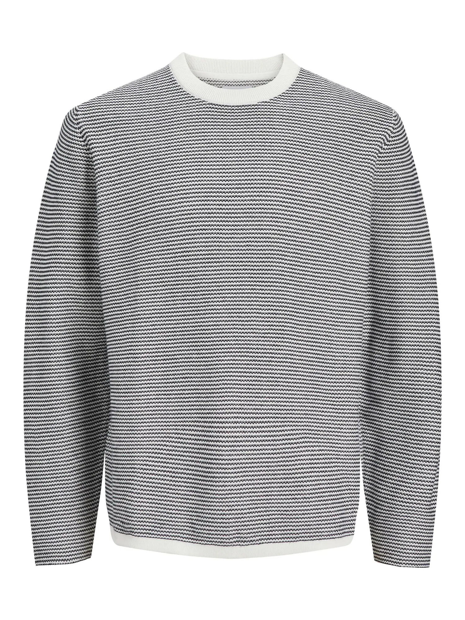 JACK & JONES Pulover 'LUCAS' bleumarin / alb - Pled.ro