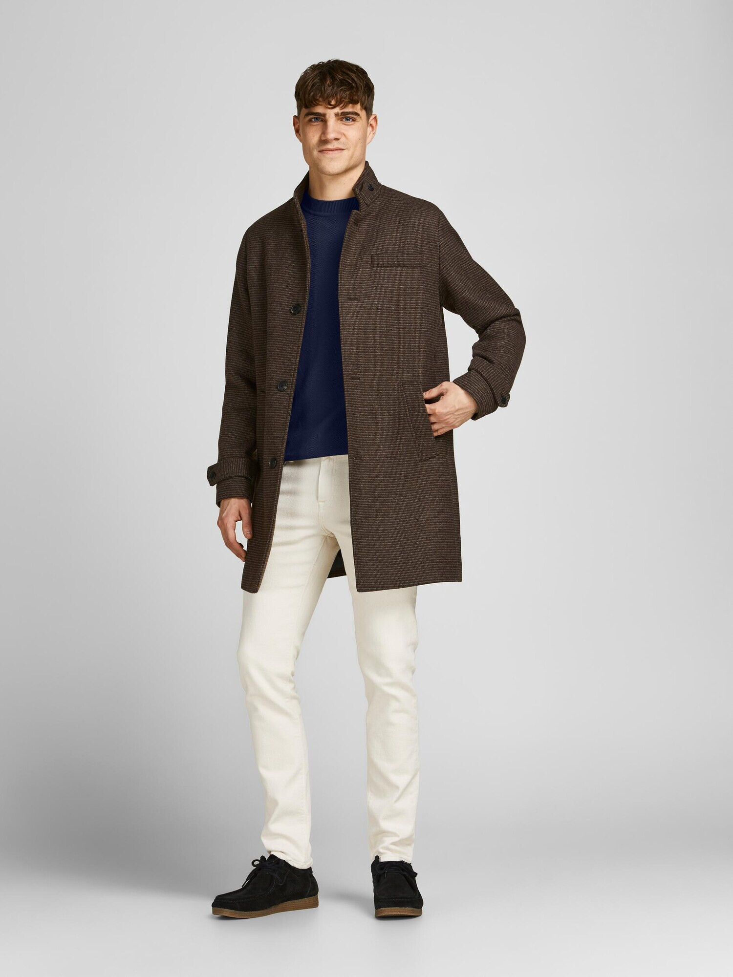 JACK & JONES Pulover 'Marcus' albastru marin - Pled.ro