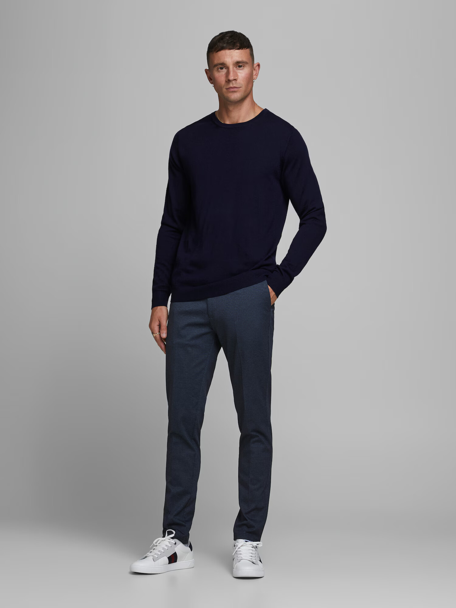 JACK & JONES Pulover 'Mark' bleumarin - Pled.ro