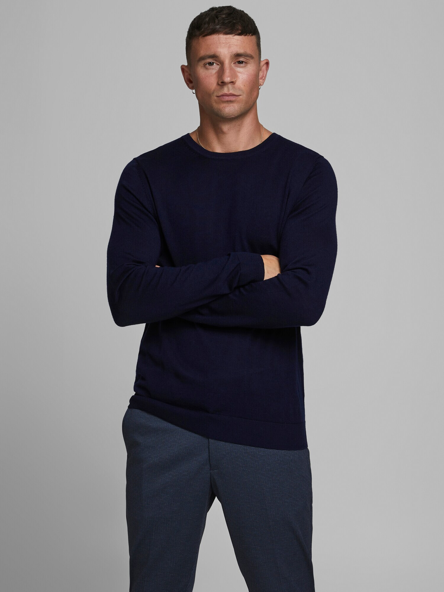 JACK & JONES Pulover 'Mark' bleumarin - Pled.ro