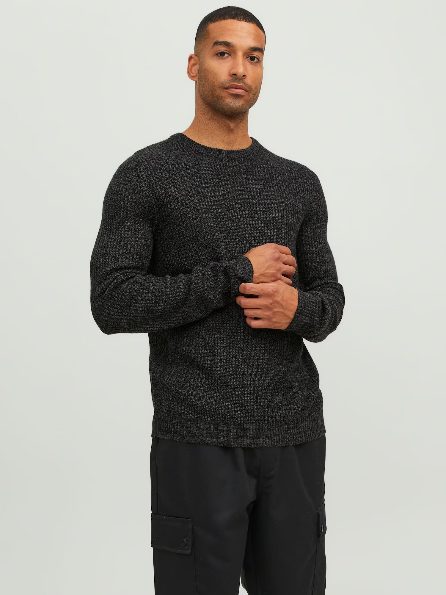 JACK & JONES Pulover negru - Pled.ro