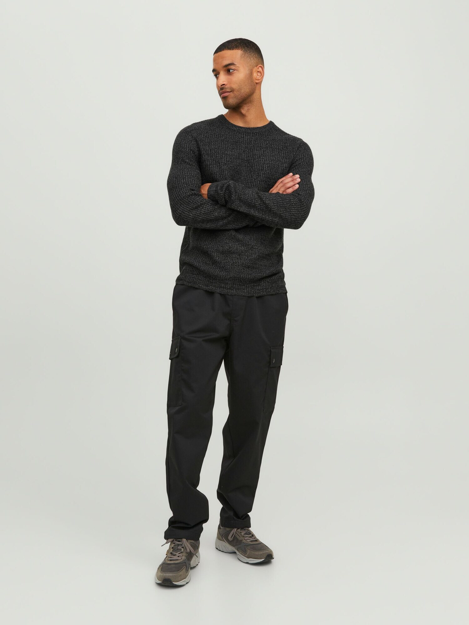 JACK & JONES Pulover negru - Pled.ro