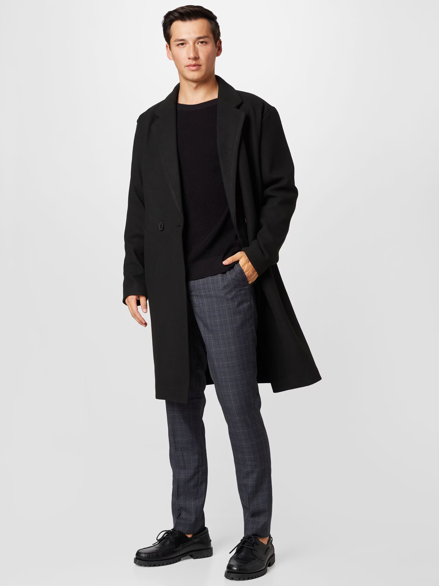 JACK & JONES Pulover negru - Pled.ro