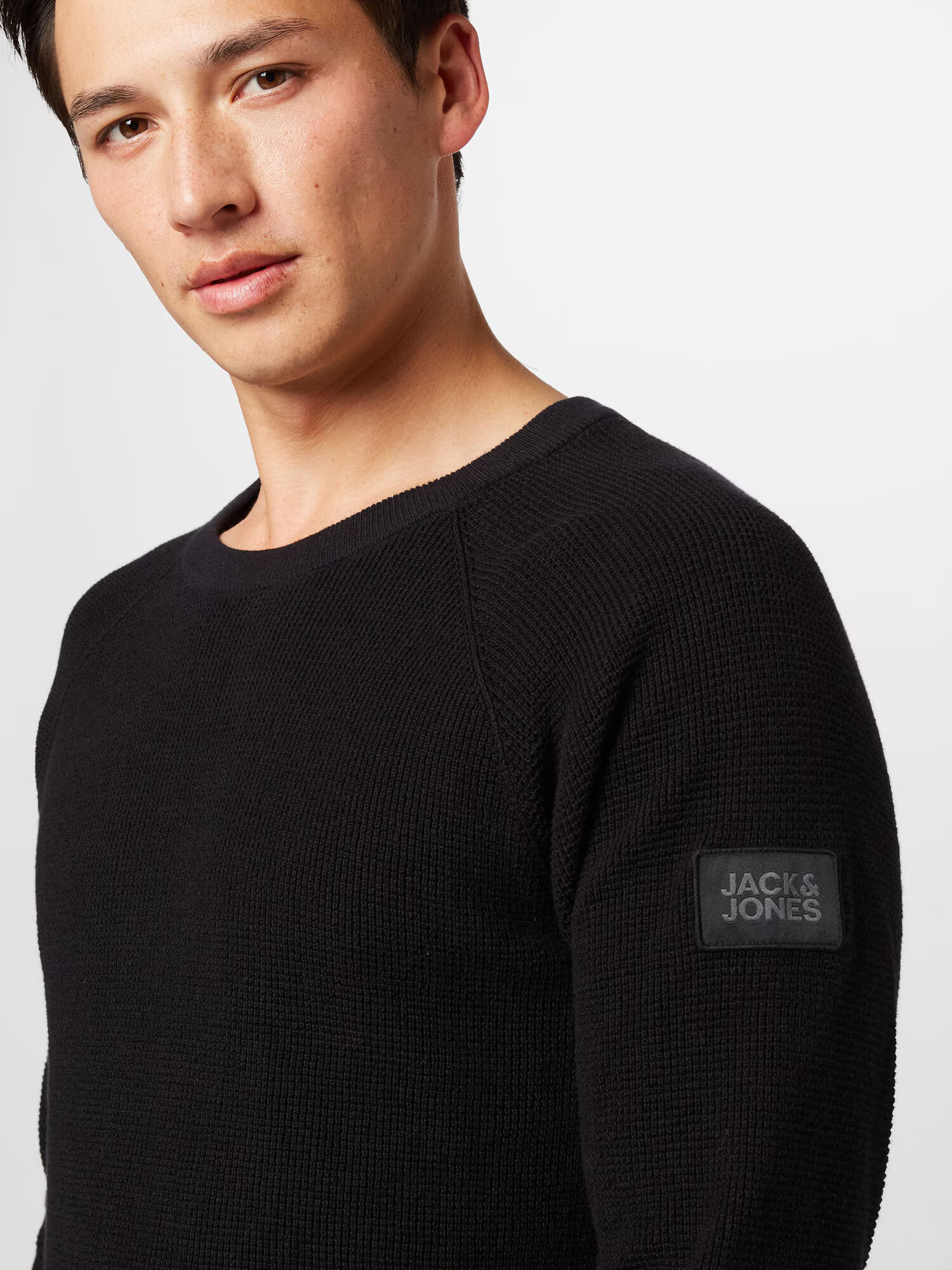 JACK & JONES Pulover negru - Pled.ro