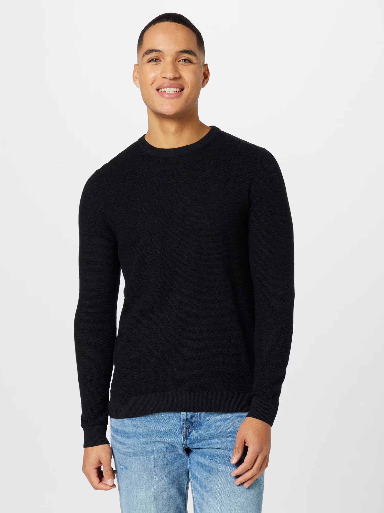 JACK & JONES Pulover negru - Pled.ro