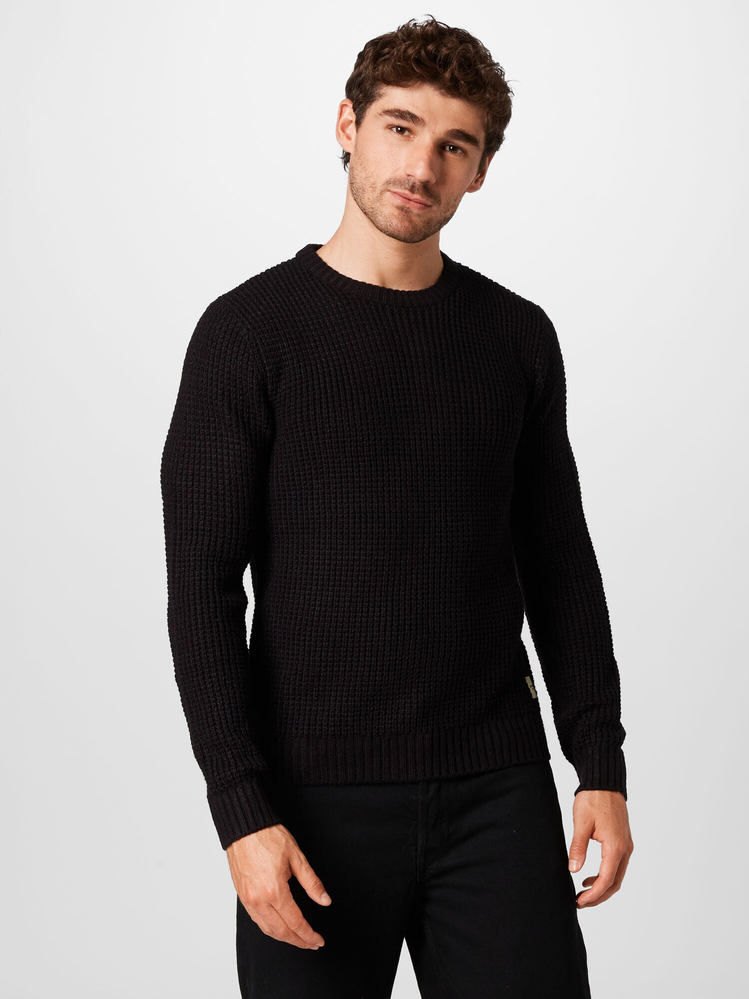 JACK & JONES Pulover 'NICK' negru - Pled.ro