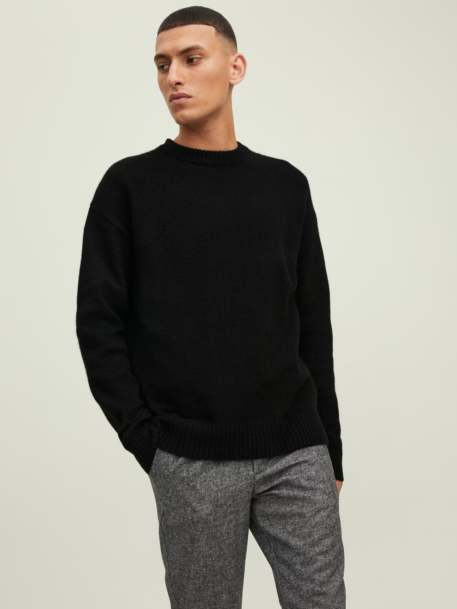 JACK & JONES Pulover 'Ollie' negru - Pled.ro