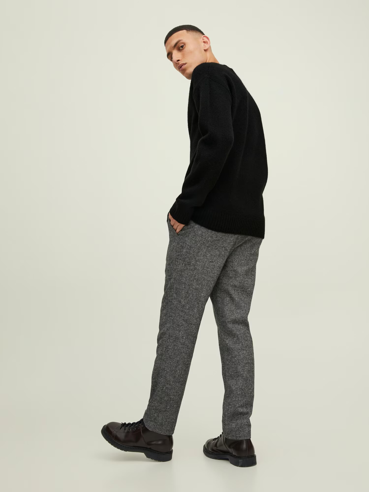 JACK & JONES Pulover 'Ollie' negru - Pled.ro