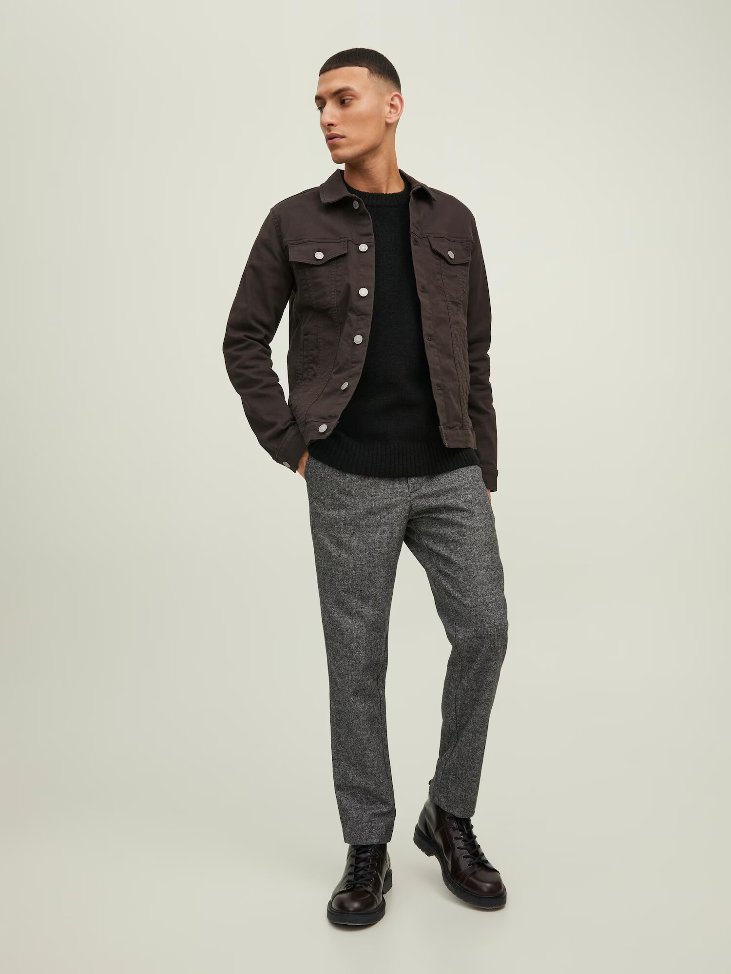 JACK & JONES Pulover 'Ollie' negru - Pled.ro