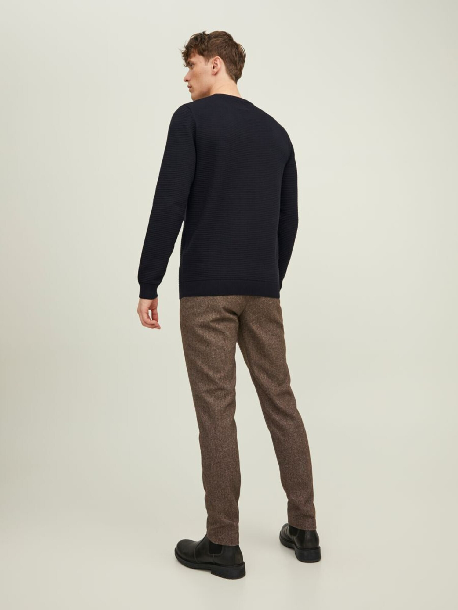 JACK & JONES Pulover 'Otto' negru - Pled.ro