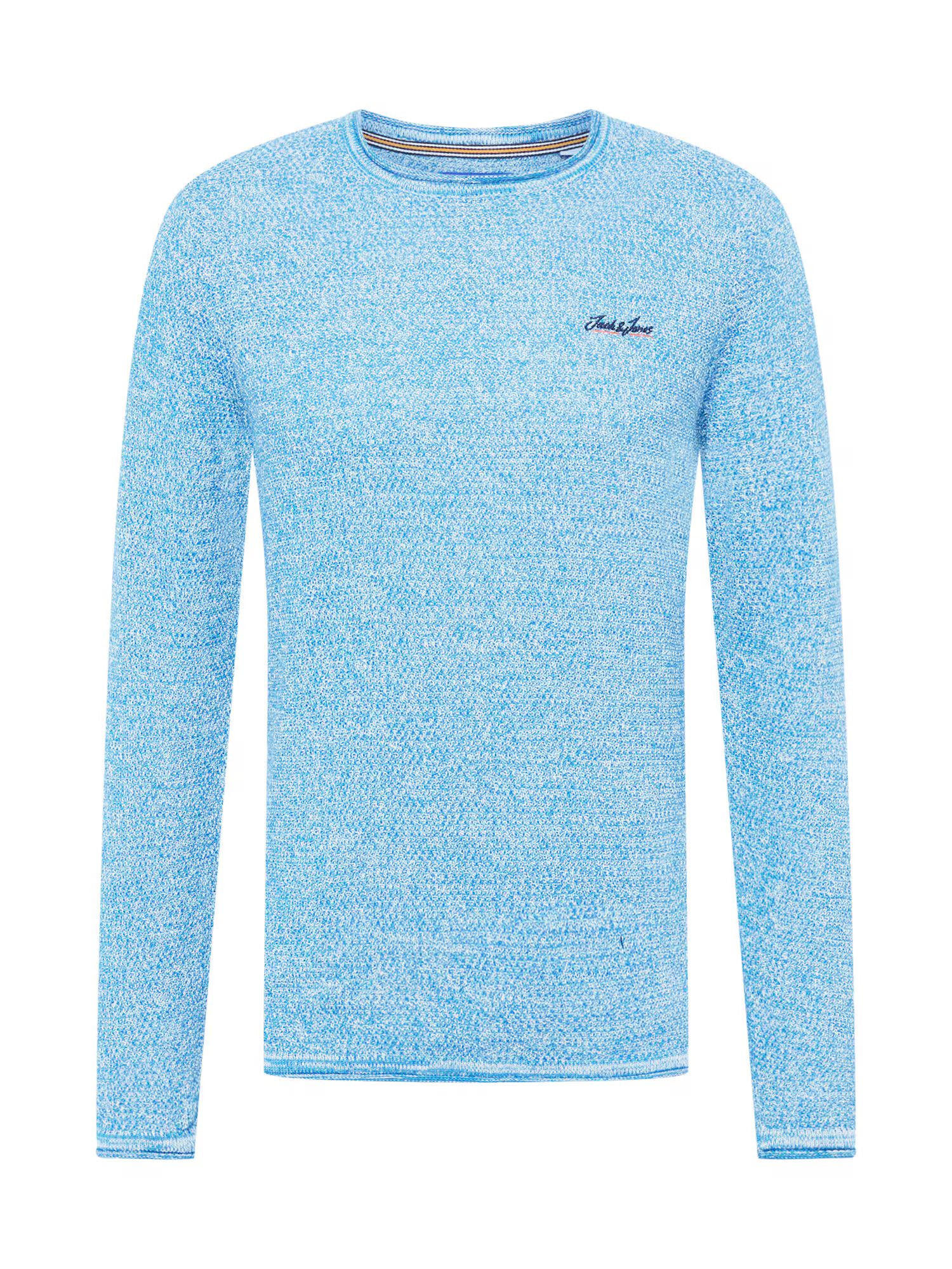 JACK & JONES Pulover 'PAUL' bleumarin / azuriu / alb - Pled.ro