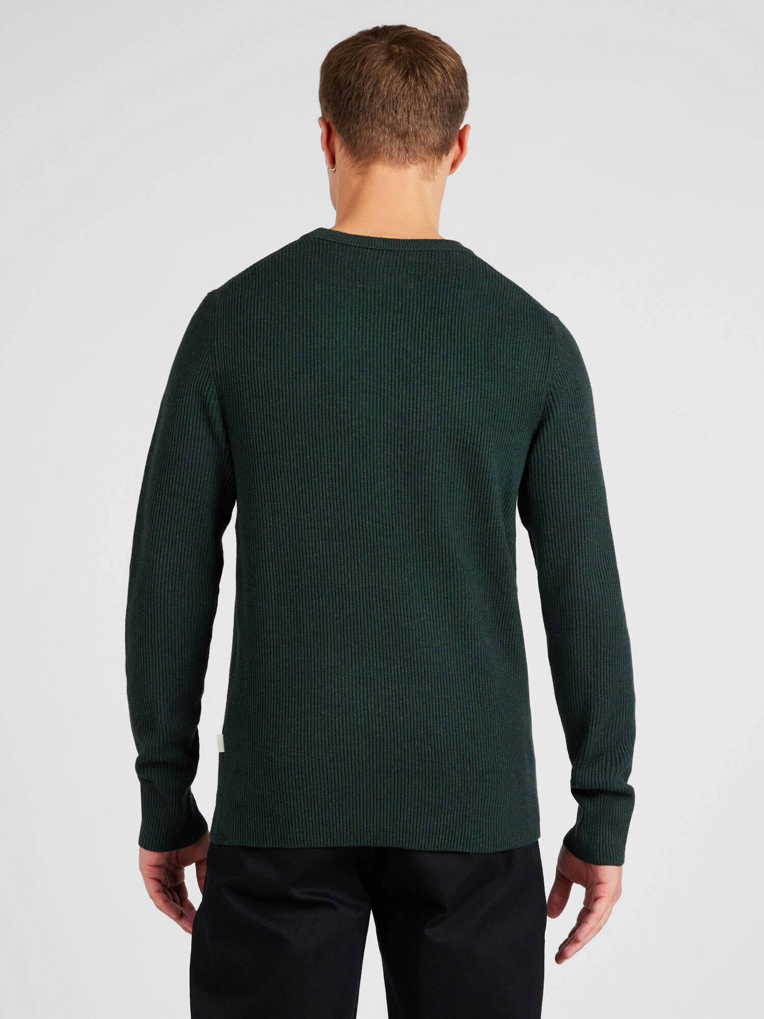 JACK & JONES Pulover 'PERFECT' verde închis - Pled.ro