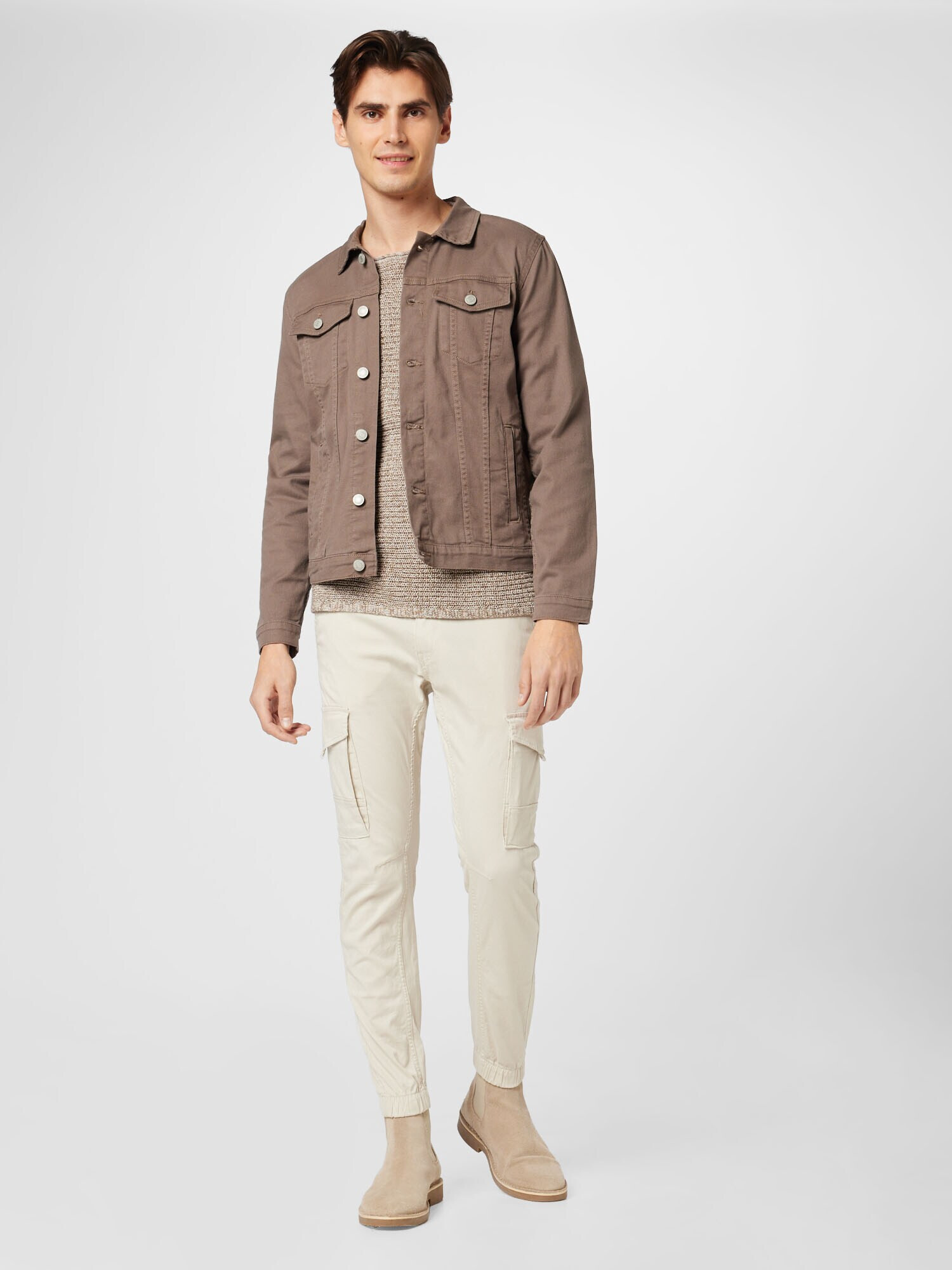 JACK & JONES Pulover 'Phil' maro deschis - Pled.ro