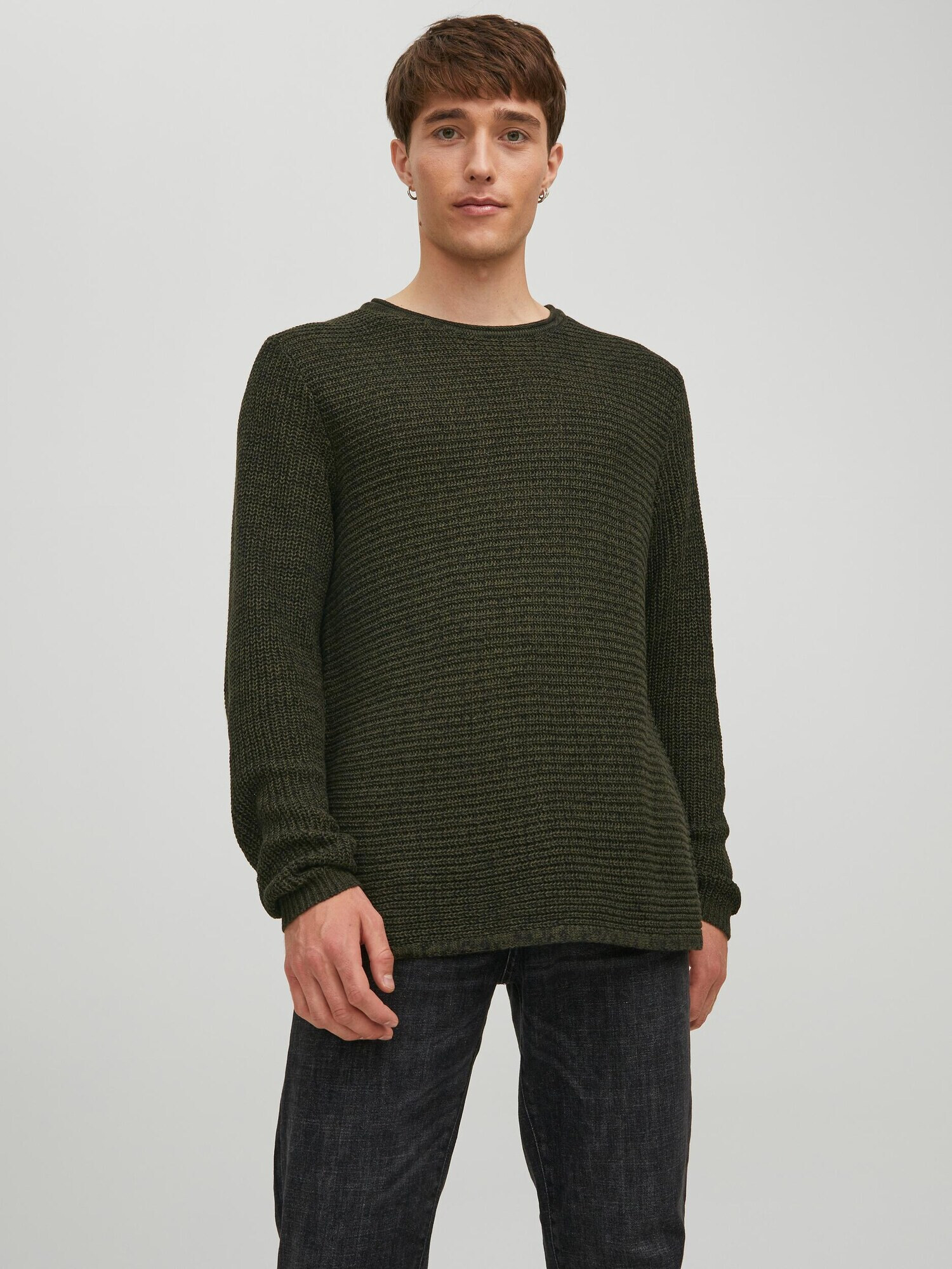 JACK & JONES Pulover 'Phil' verde închis - Pled.ro