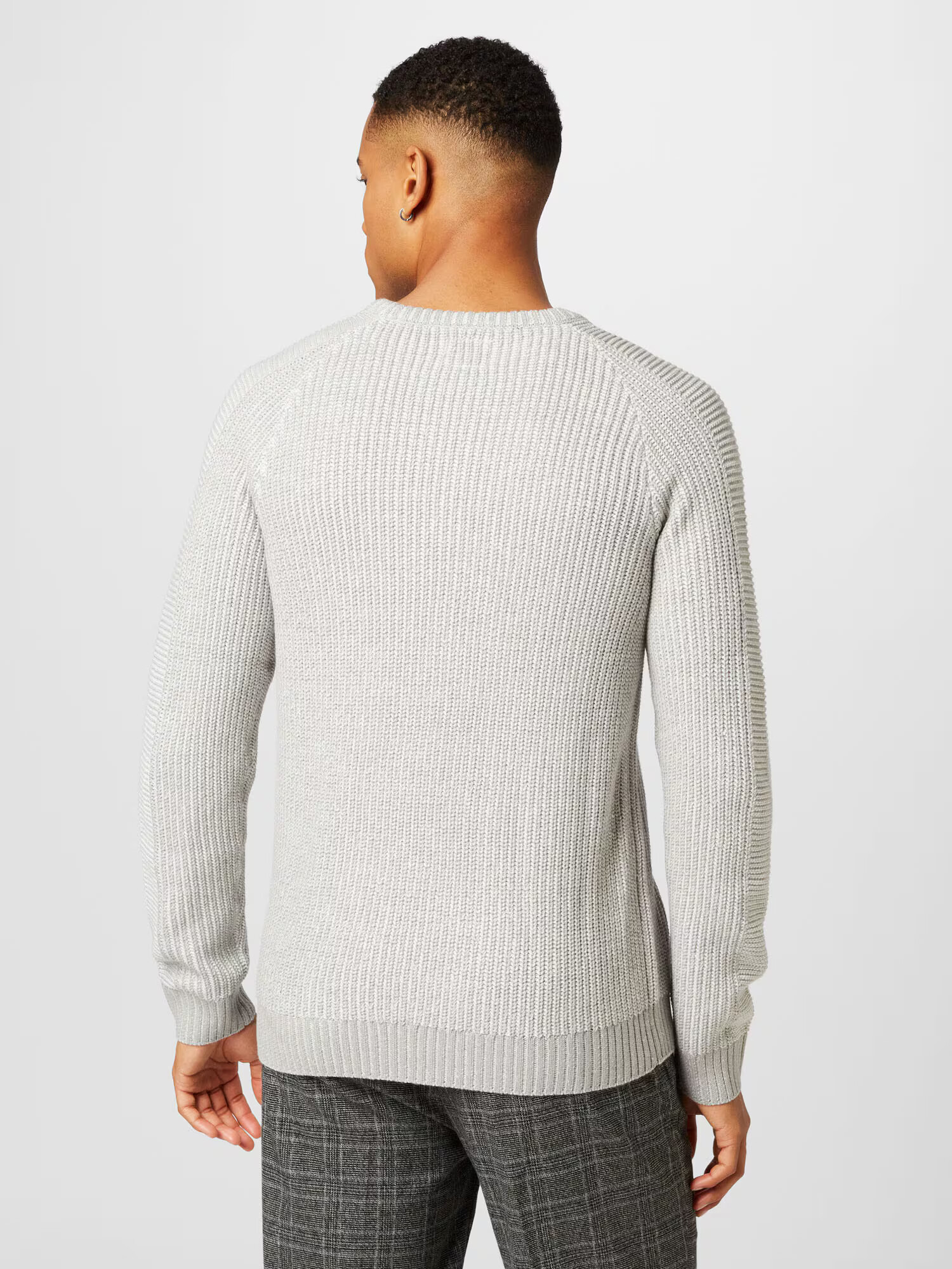 JACK & JONES Pulover 'POWER' gri deschis - Pled.ro