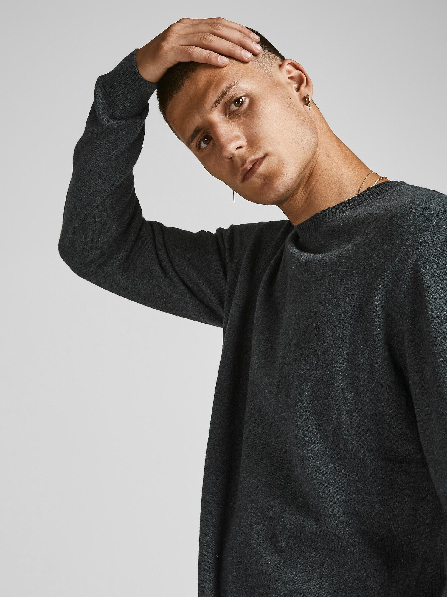 JACK & JONES Pulover 'Ray' gri închis - Pled.ro