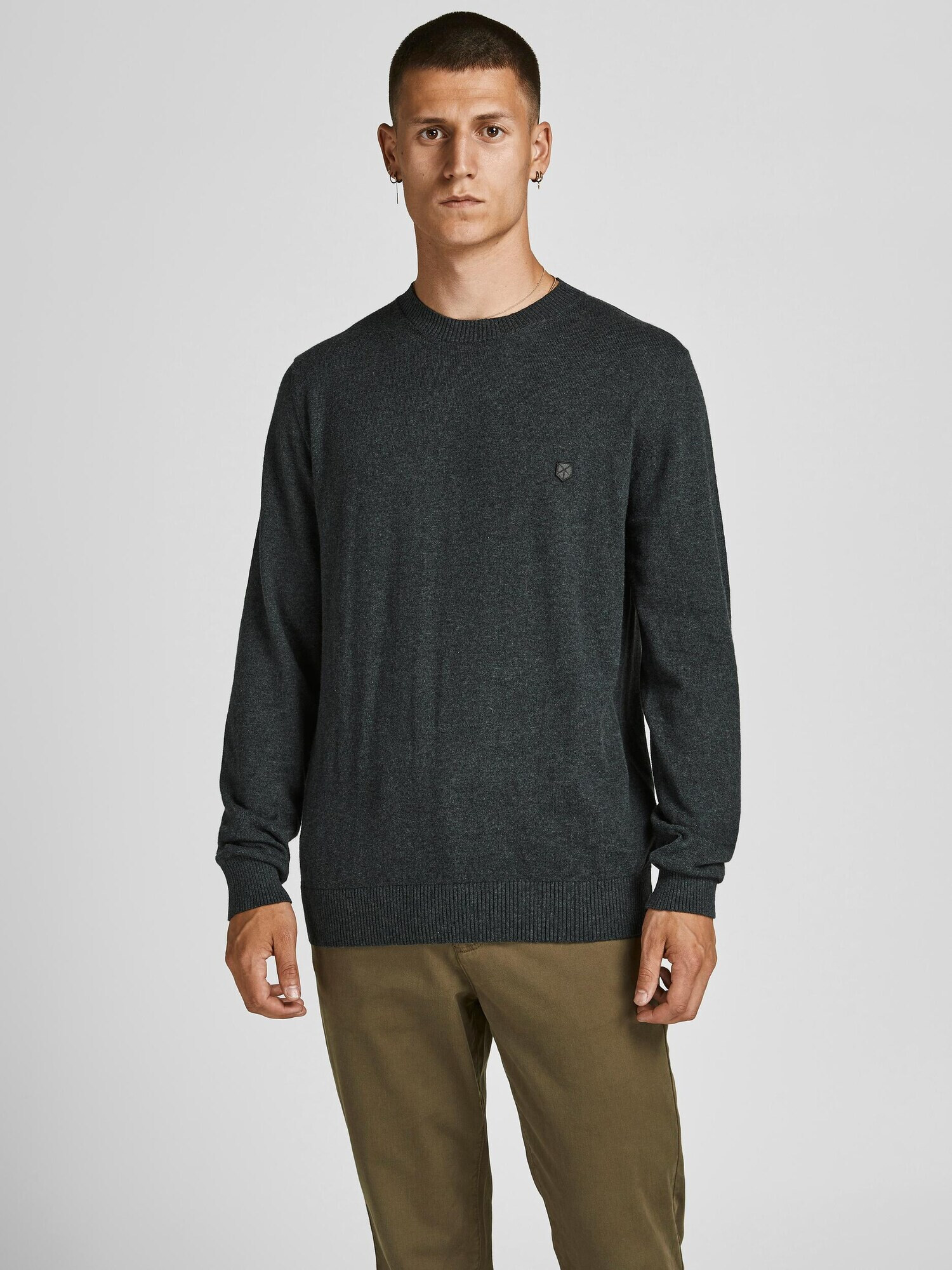 JACK & JONES Pulover 'Ray' gri închis - Pled.ro