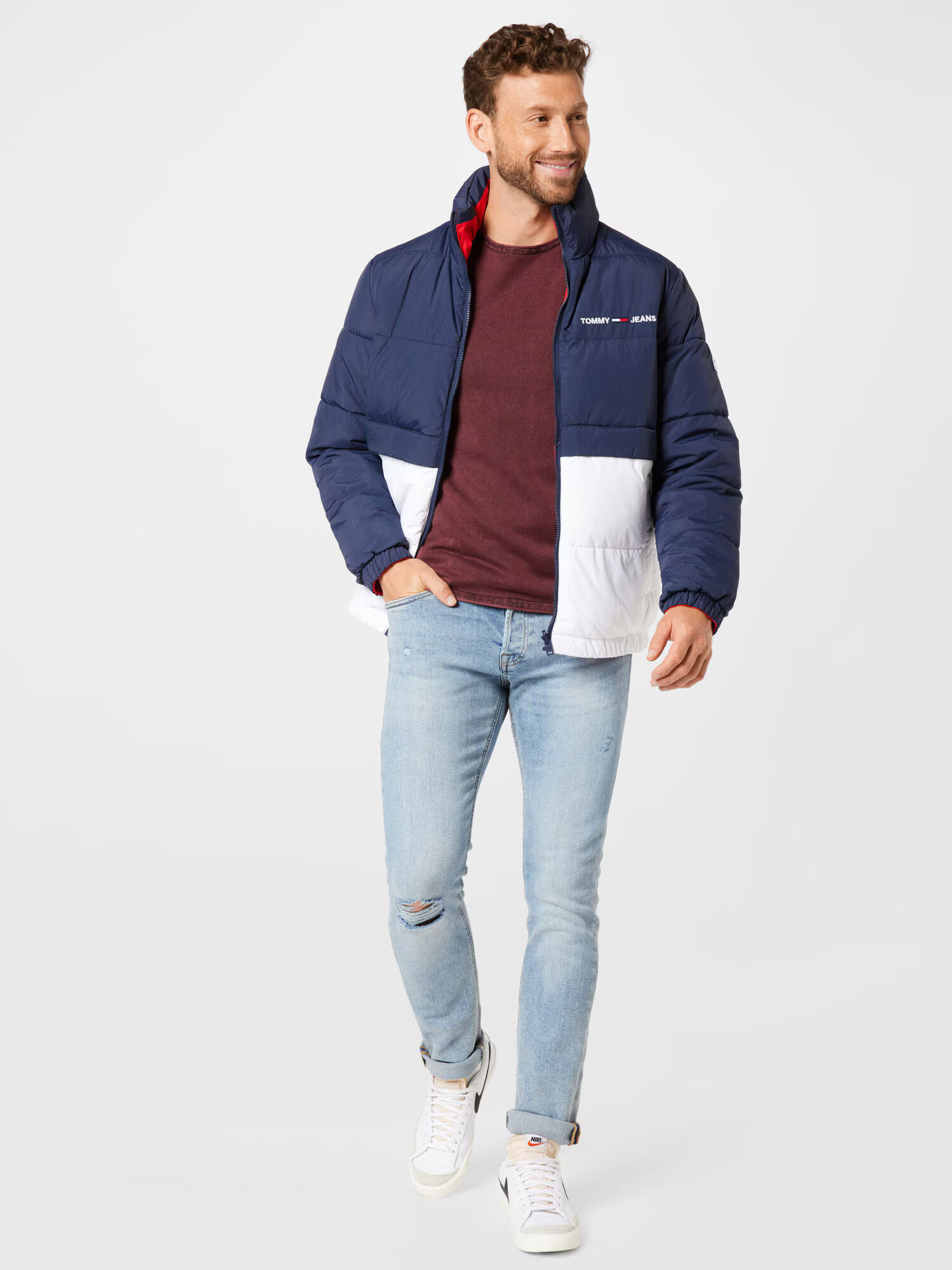 JACK & JONES Pulover roșu carmin - Pled.ro