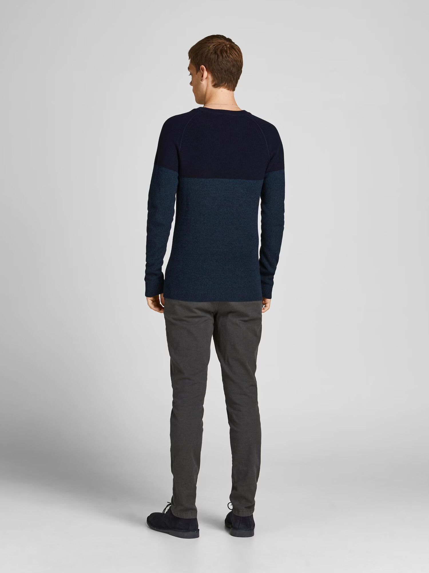 JACK & JONES Pulover 'Spencer' albastru noapte / albastru amestec - Pled.ro