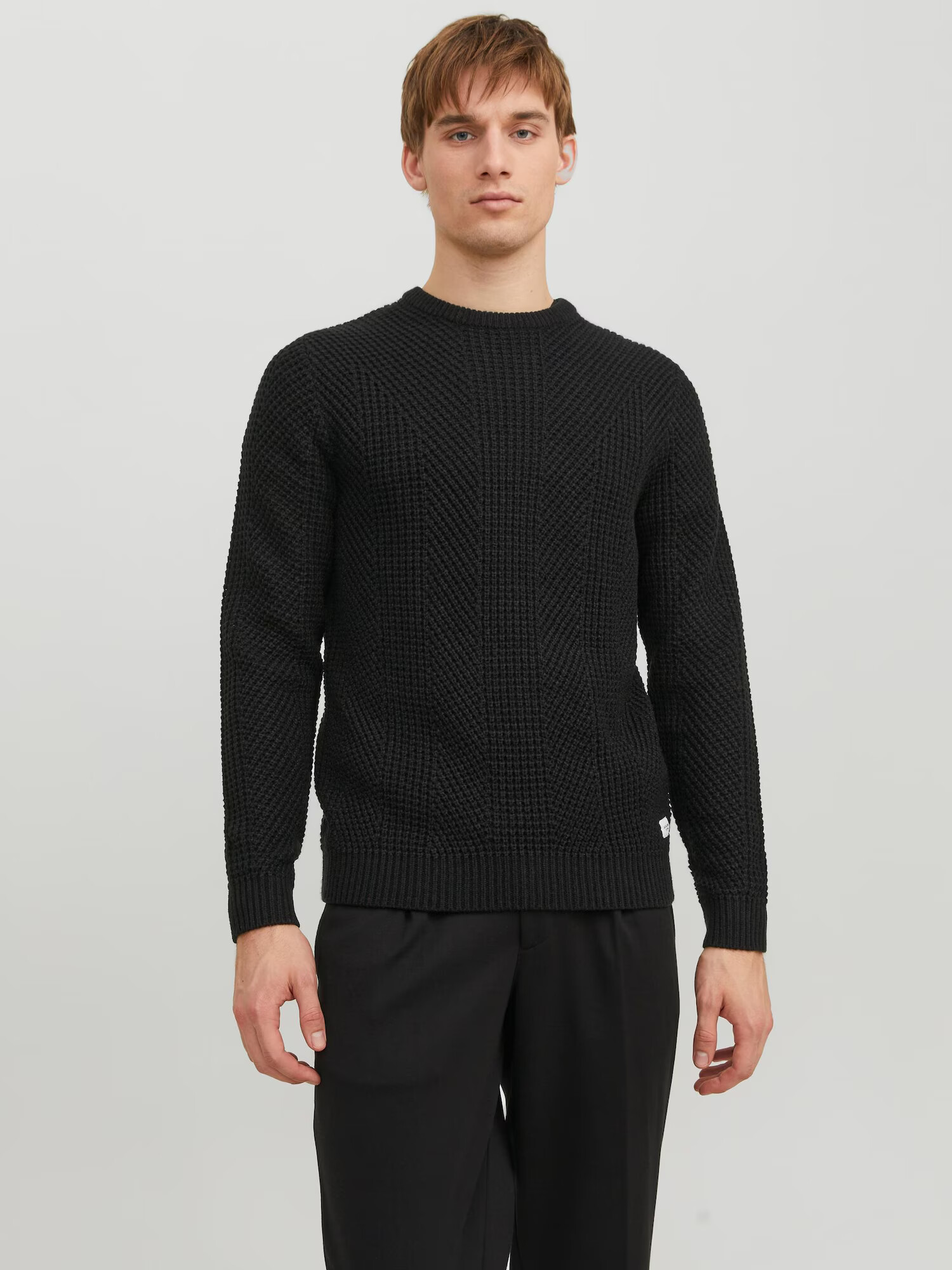 JACK & JONES Pulover 'Stanford' negru - Pled.ro