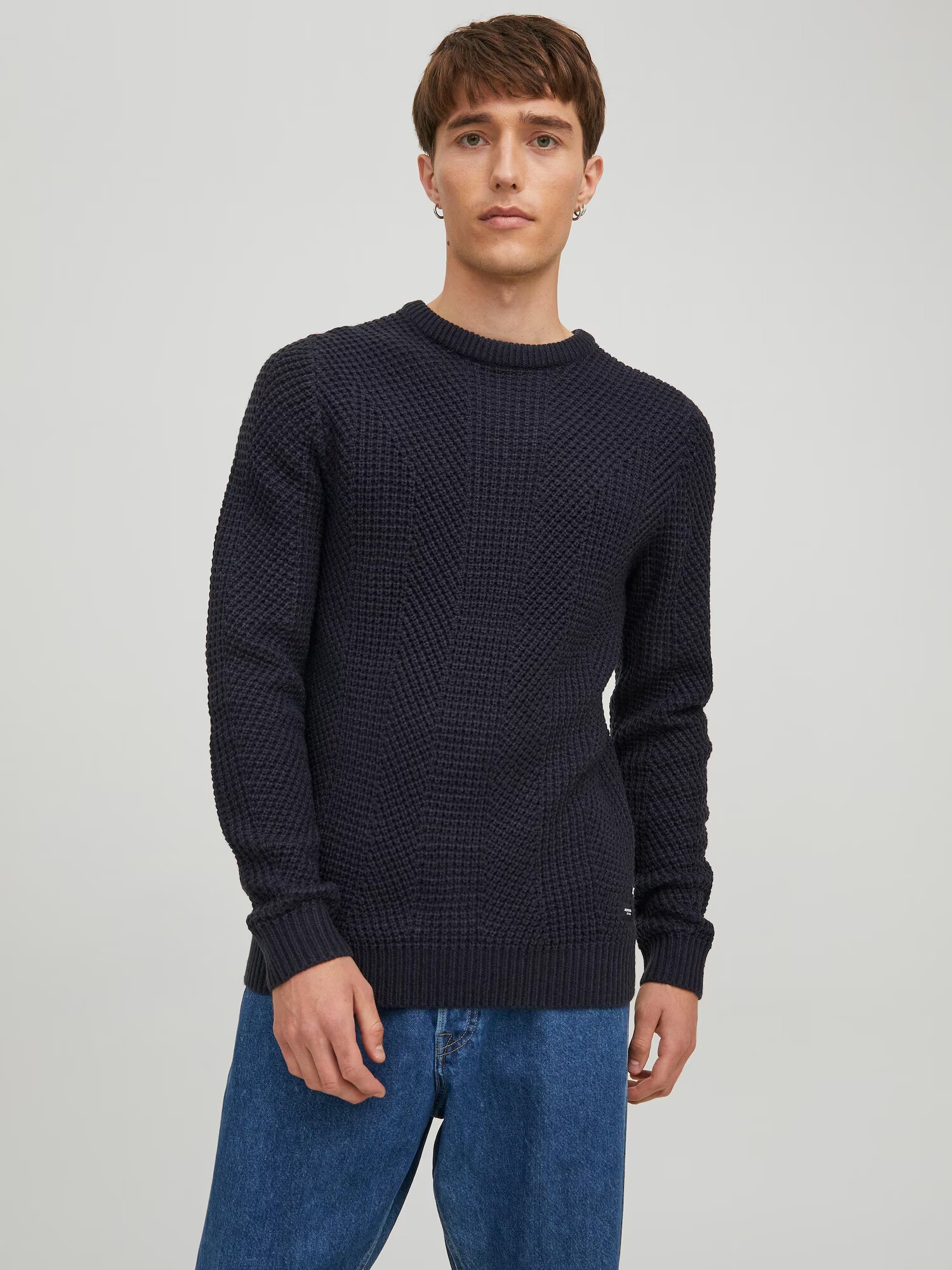 JACK & JONES Pulover 'Stanford' bleumarin - Pled.ro