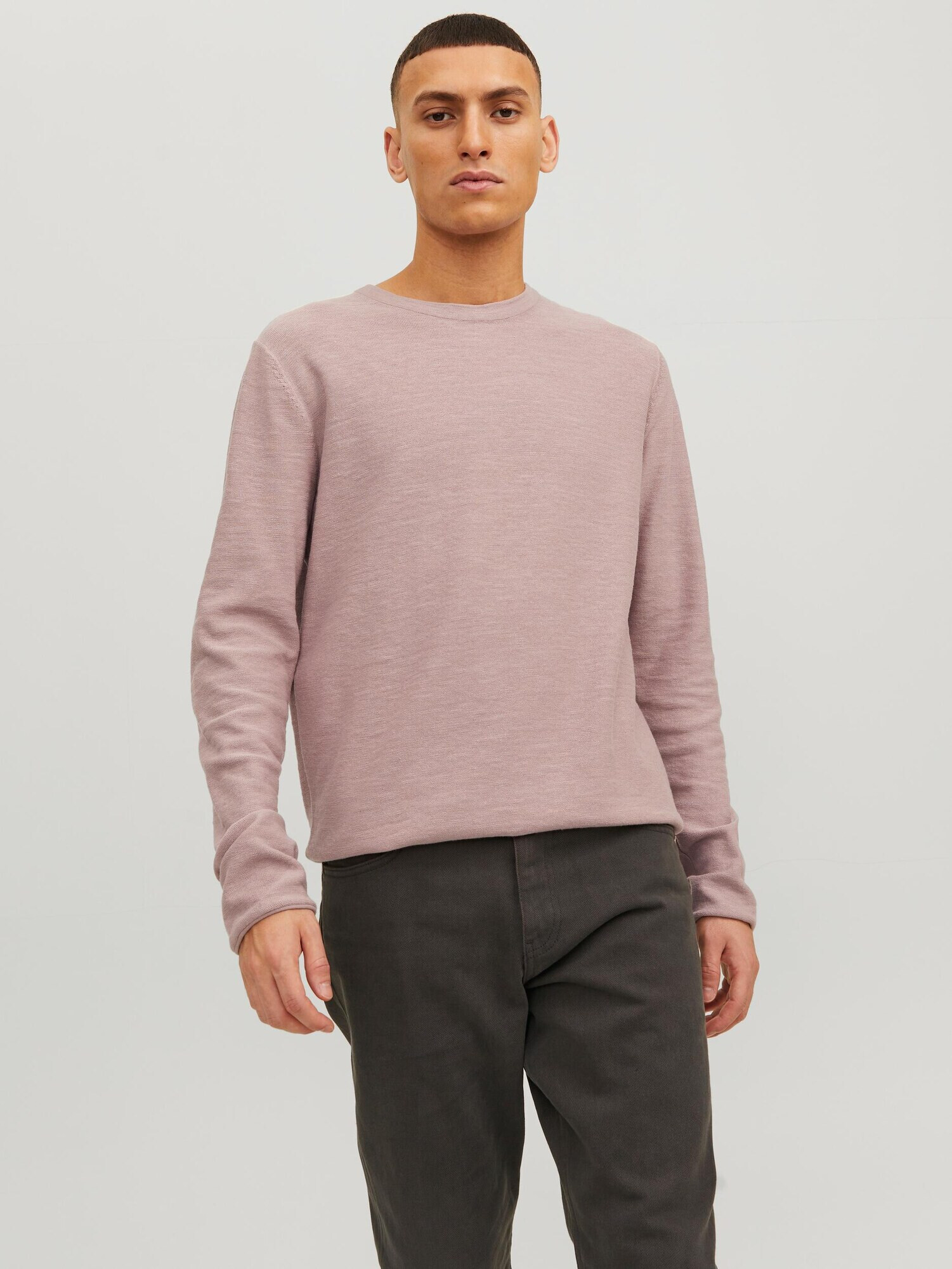 JACK & JONES Pulover 'Summer' mauve - Pled.ro