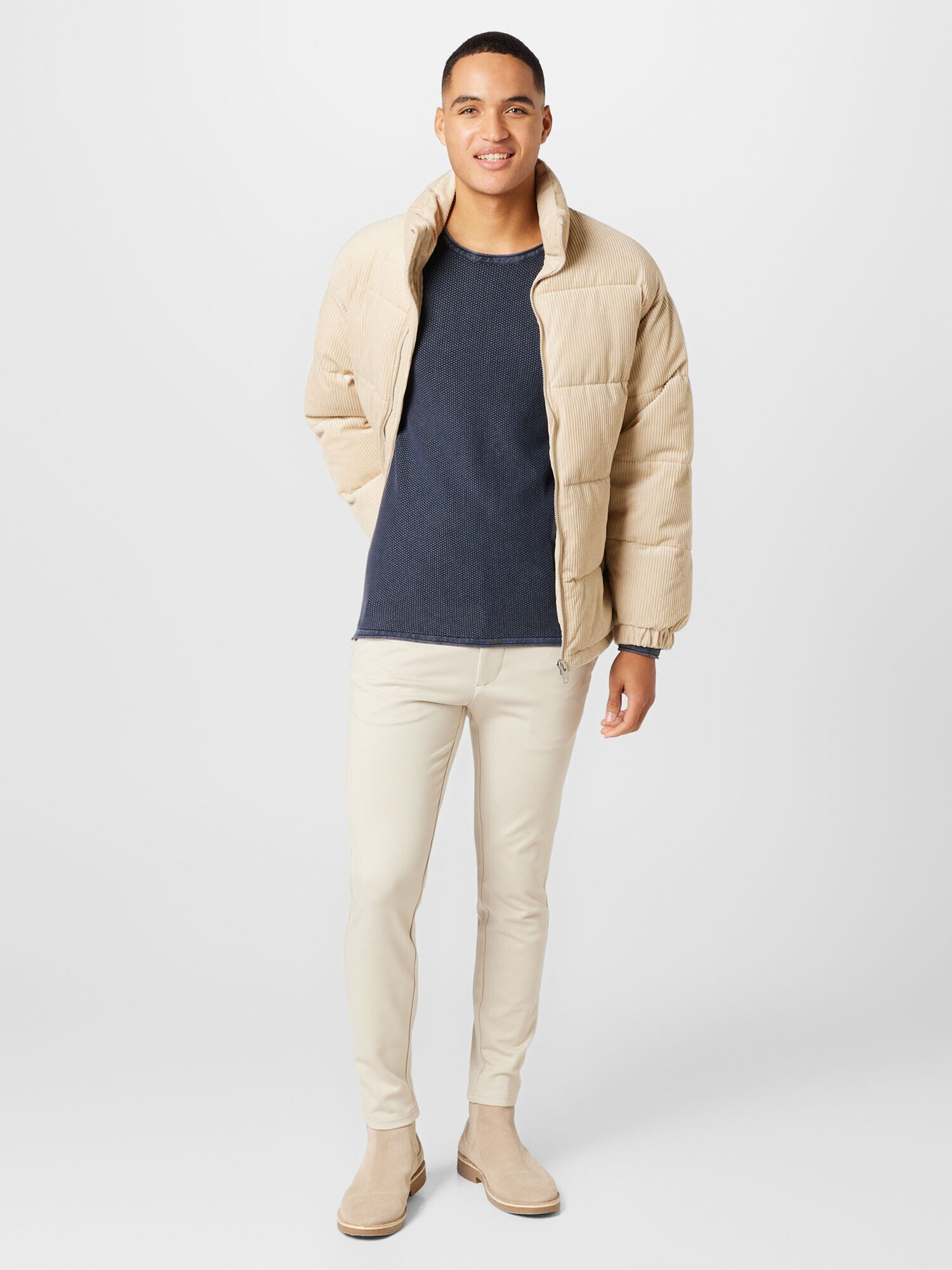 JACK & JONES Pulover 'Sylvest' bleumarin - Pled.ro