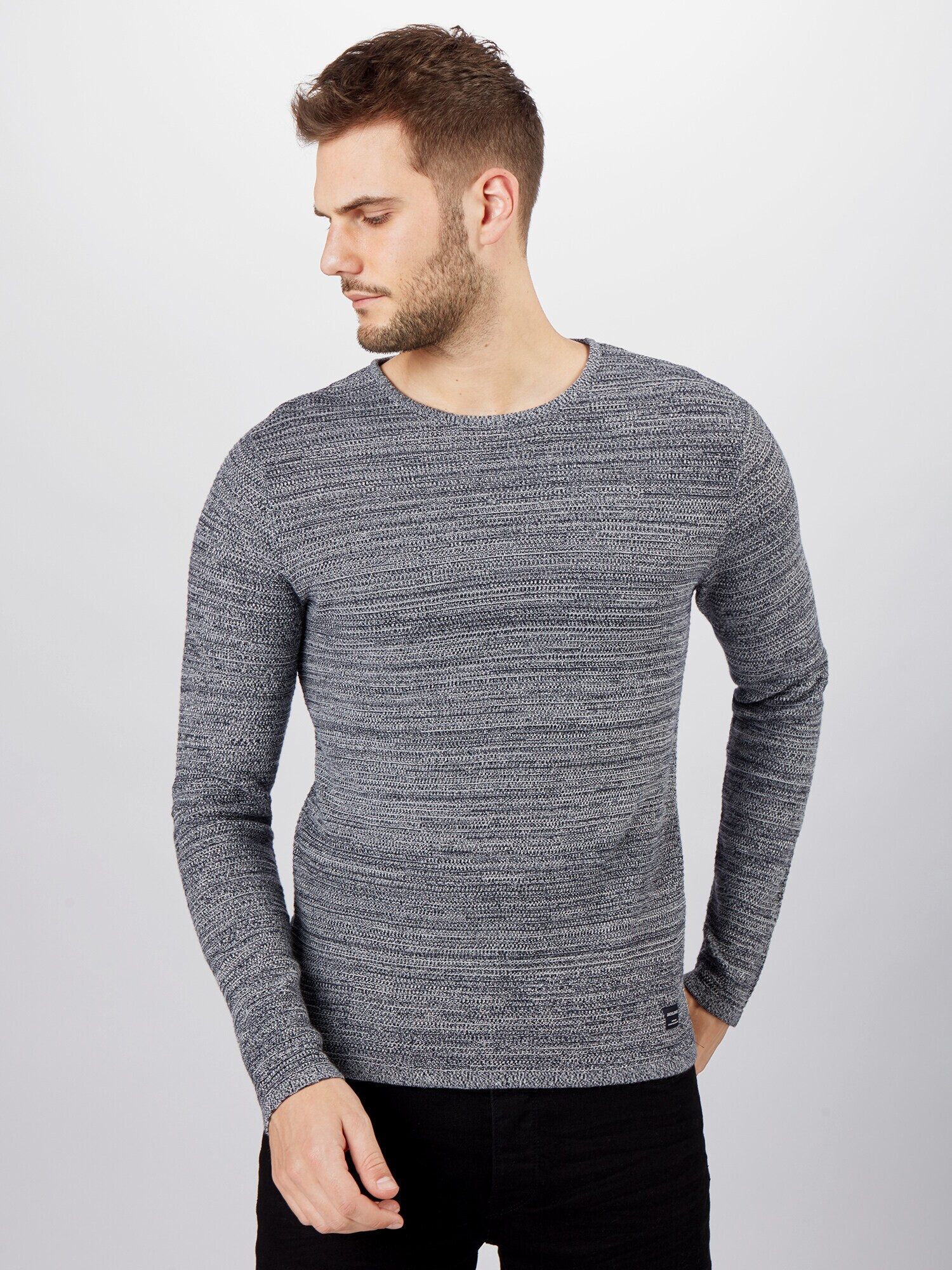 JACK & JONES Pulover 'Theo' gri amestecat - Pled.ro