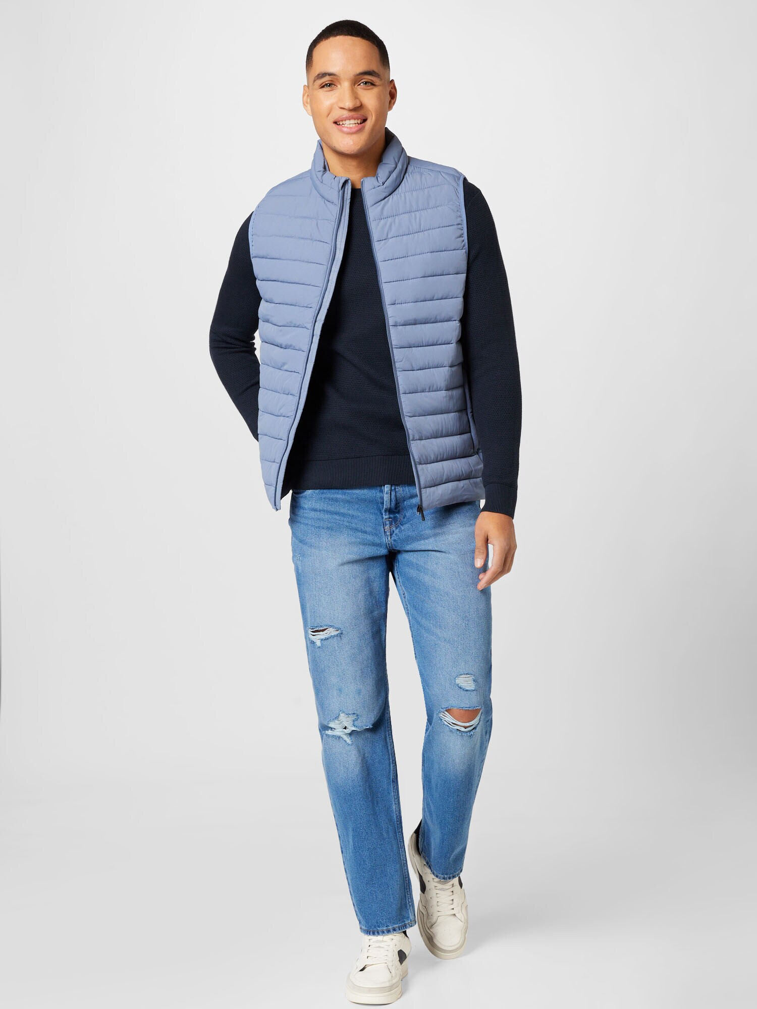 JACK & JONES Pulover 'WESLEY' albastru noapte - Pled.ro