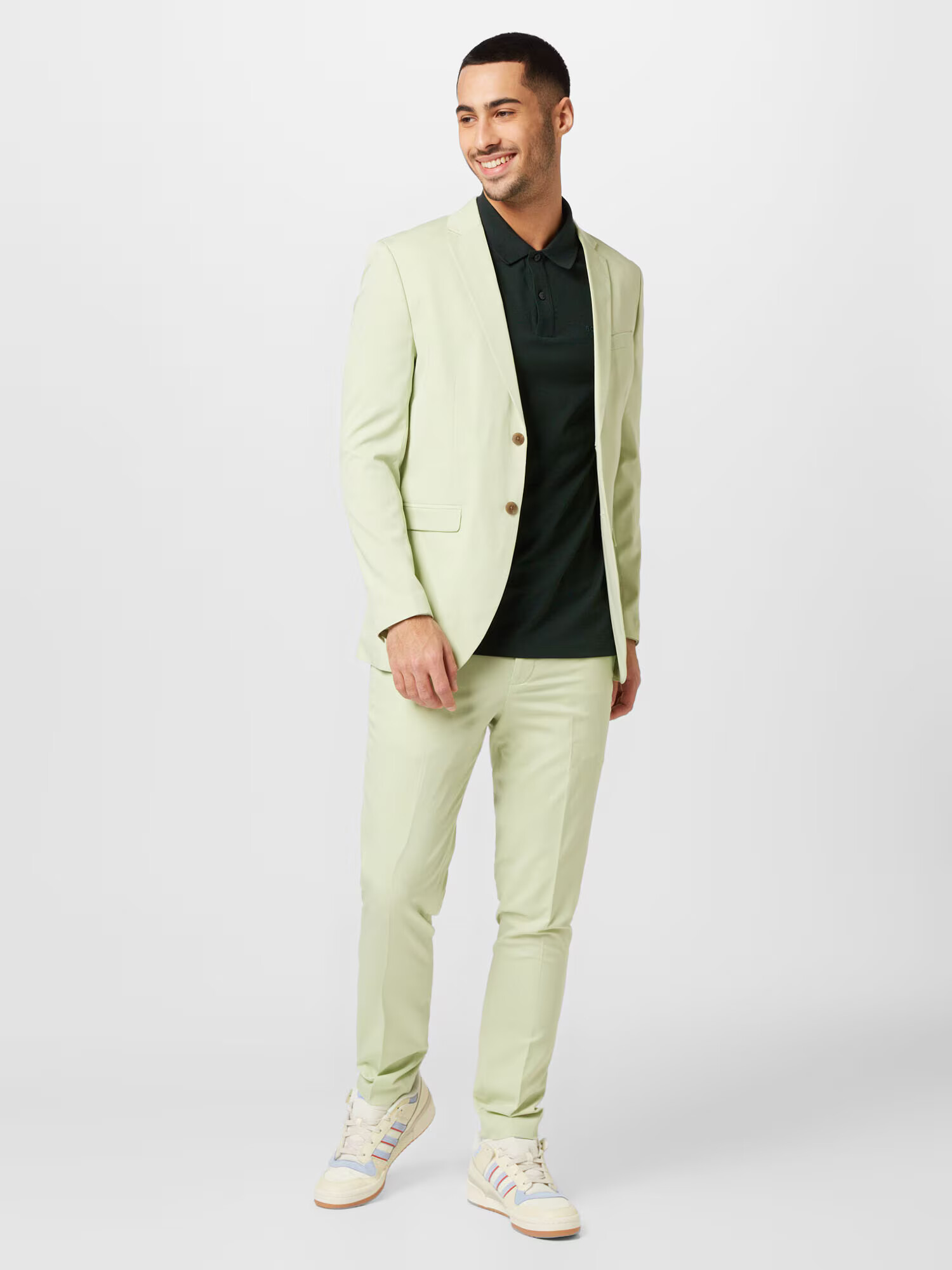 JACK & JONES Sacou 'Franko' verde pastel - Pled.ro