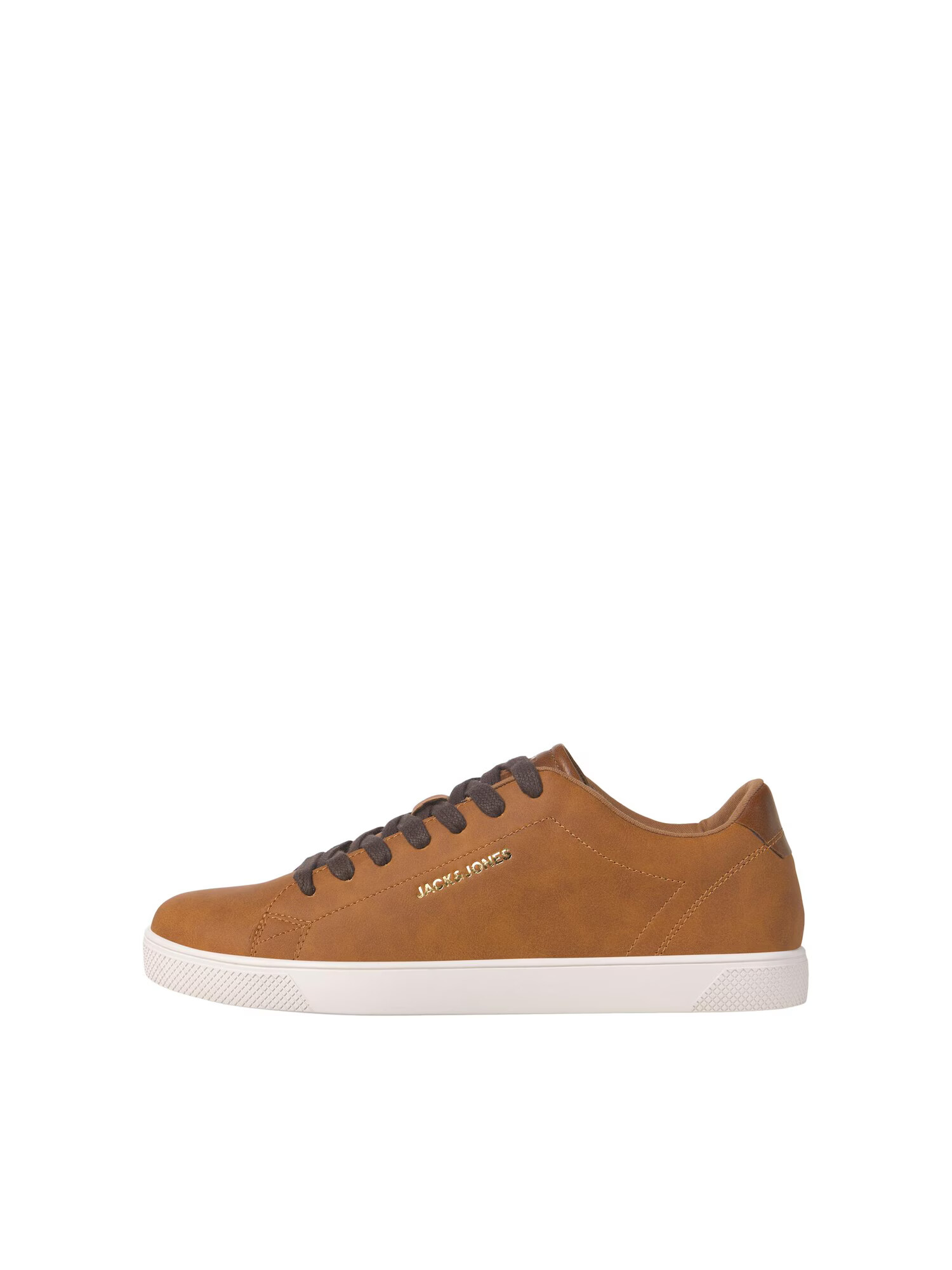 JACK & JONES Sneaker low maro coniac / auriu - Pled.ro