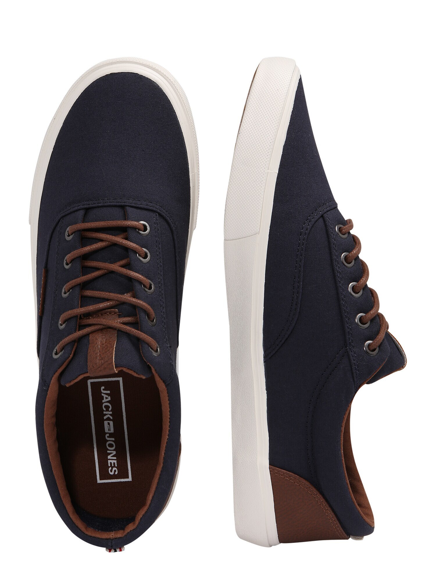 JACK & JONES Sneaker low 'Vision' bleumarin / maro - Pled.ro